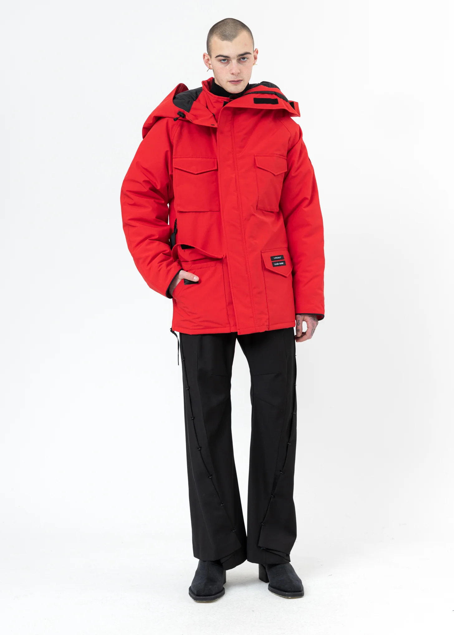 Red Canada Goose Edition Down Constable Parka - Image 6