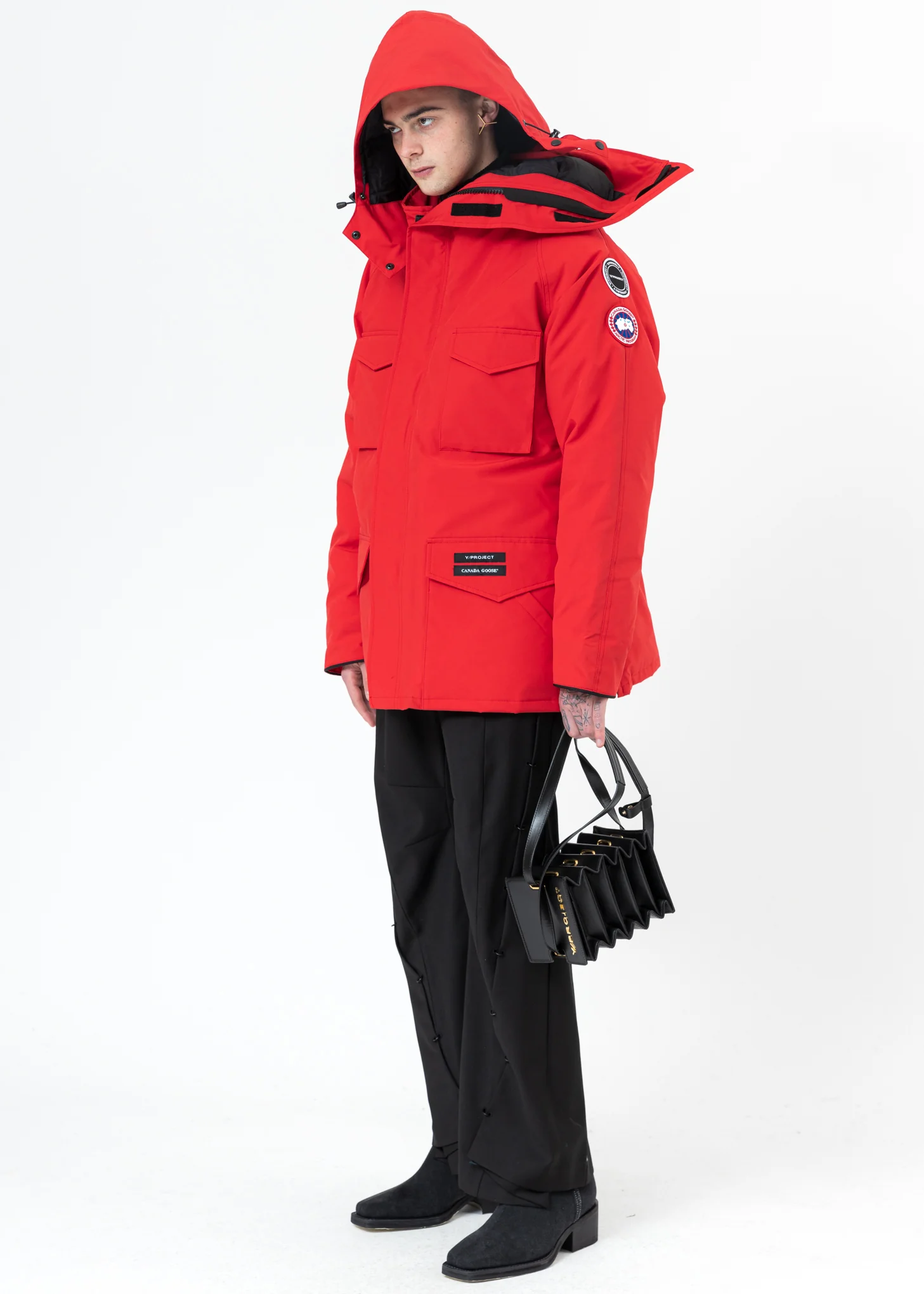 Red Canada Goose Edition Down Constable Parka - Image 8