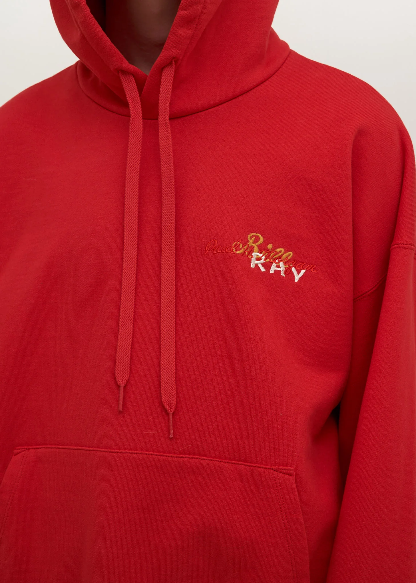 Red Chaos Embroidery Hoodie - Image 4