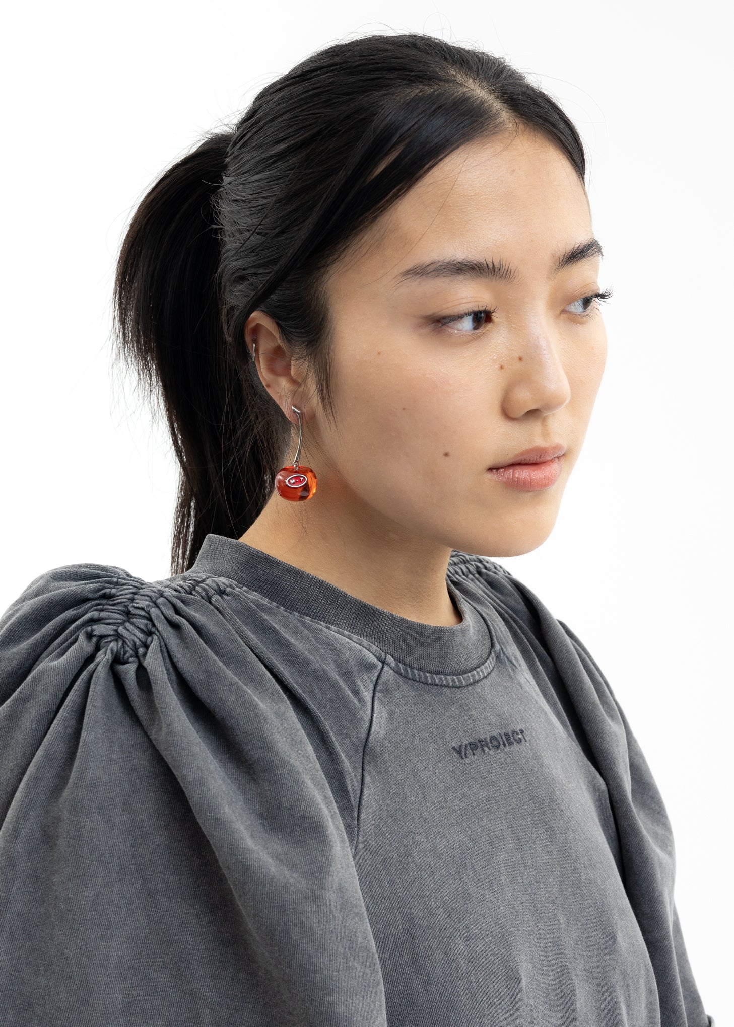 Red Cherry Earring - Single - Image 2