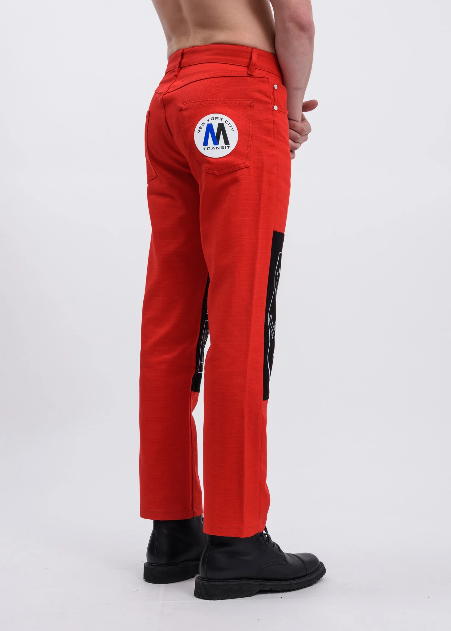 Red Corner KH x MTA Canvas Trousers - Image 2