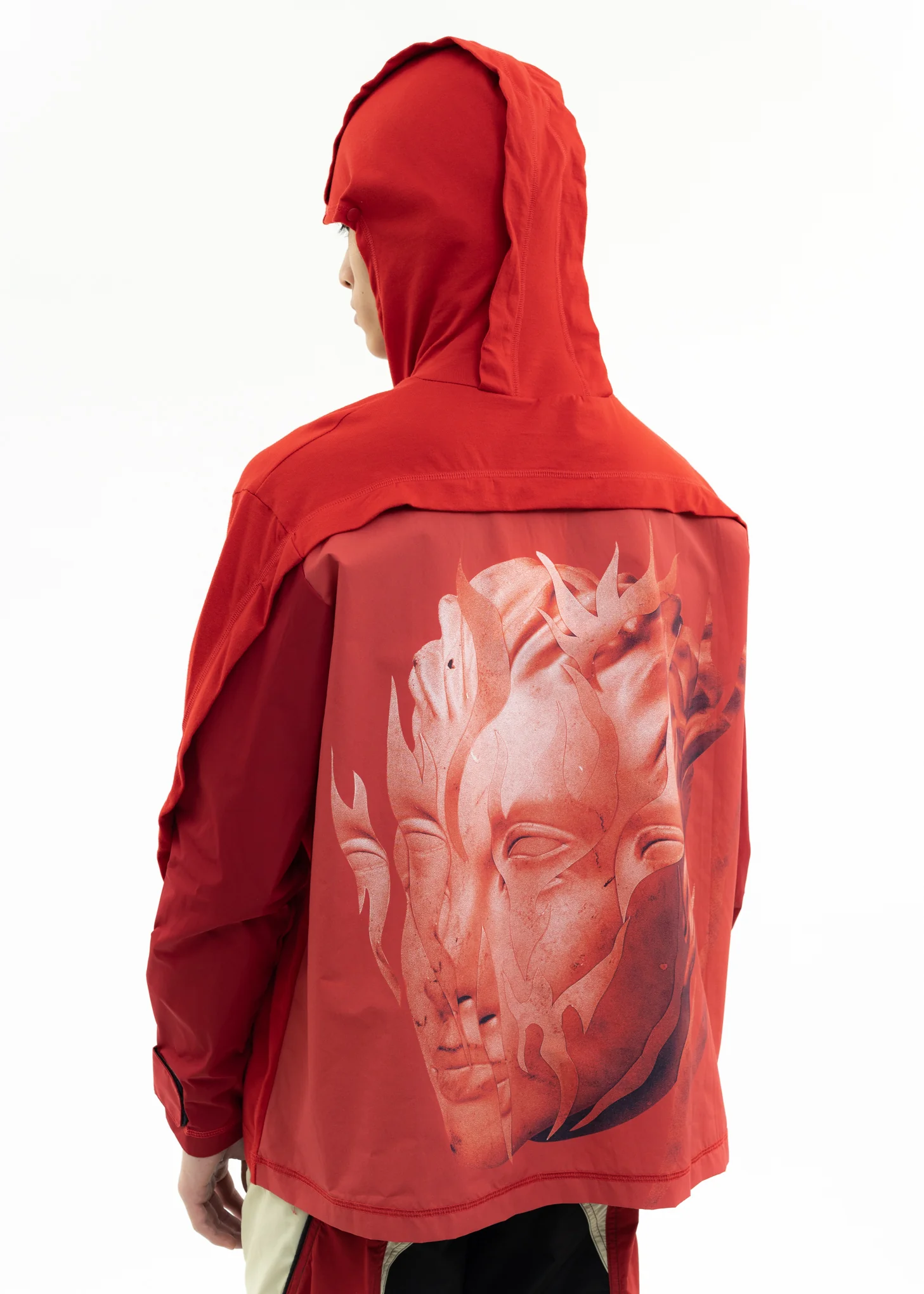 Red Cut Out Sweater - Image 2