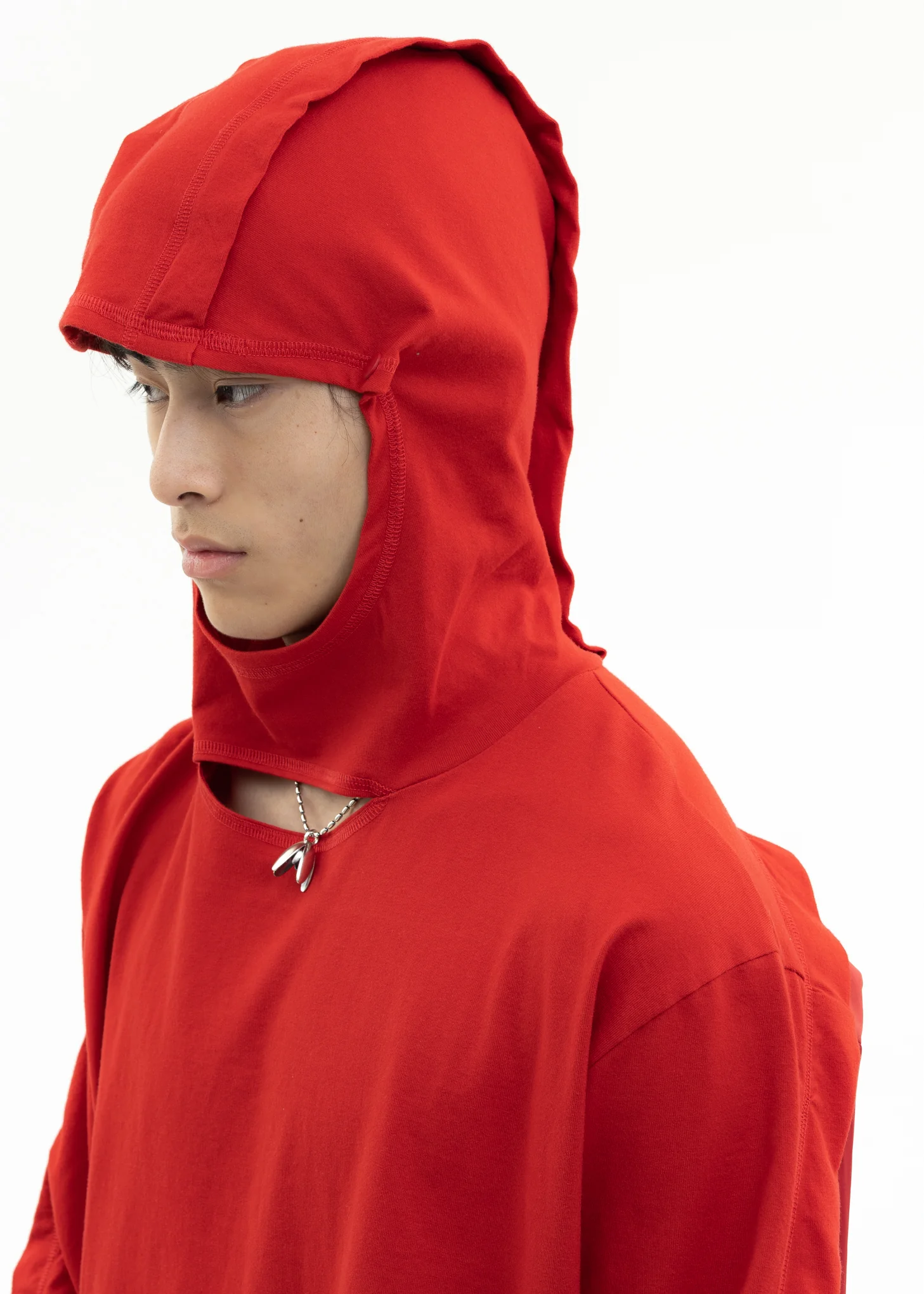 Red Cut Out Sweater - Image 6
