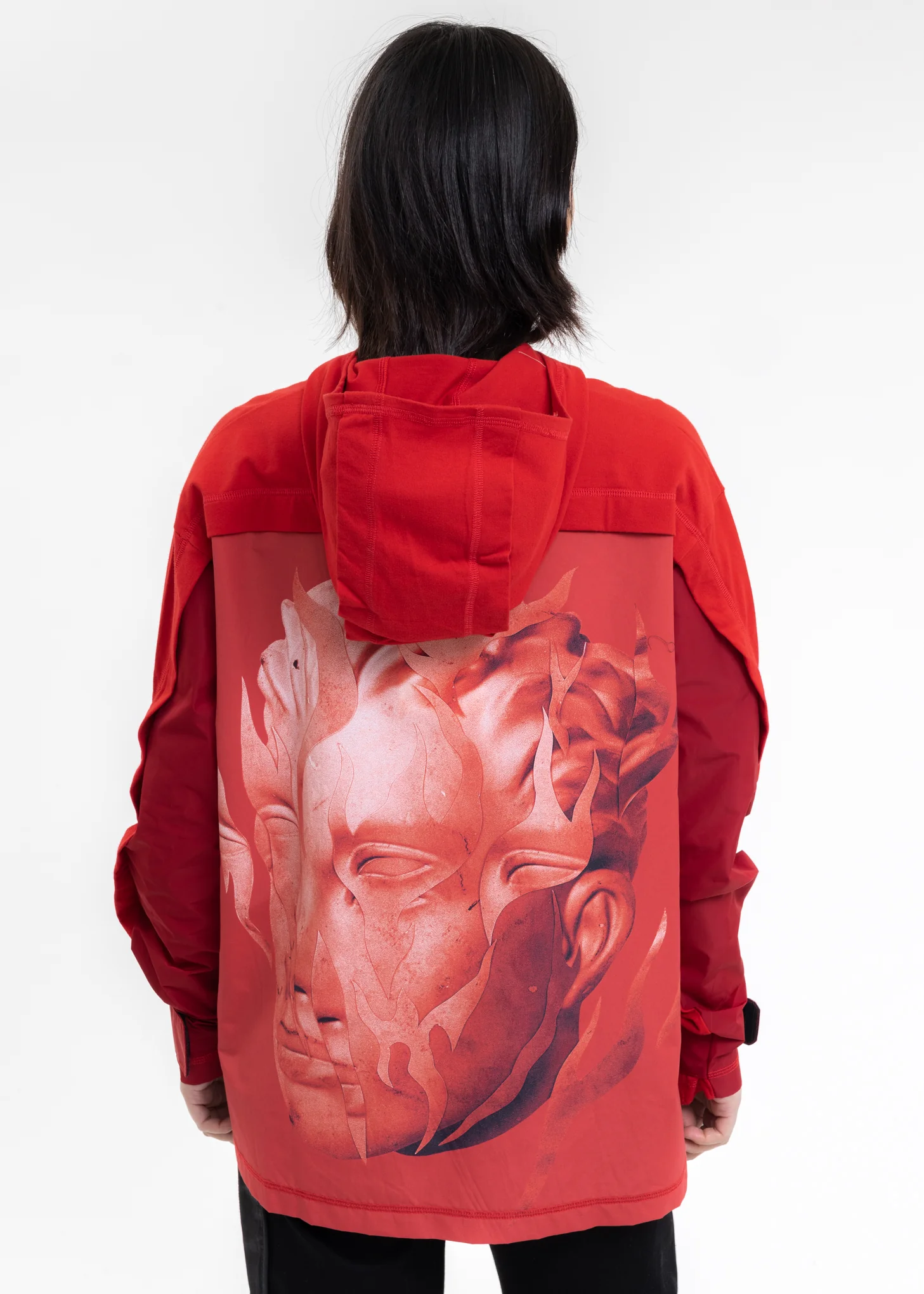 Red Cut Out Sweater - Image 4