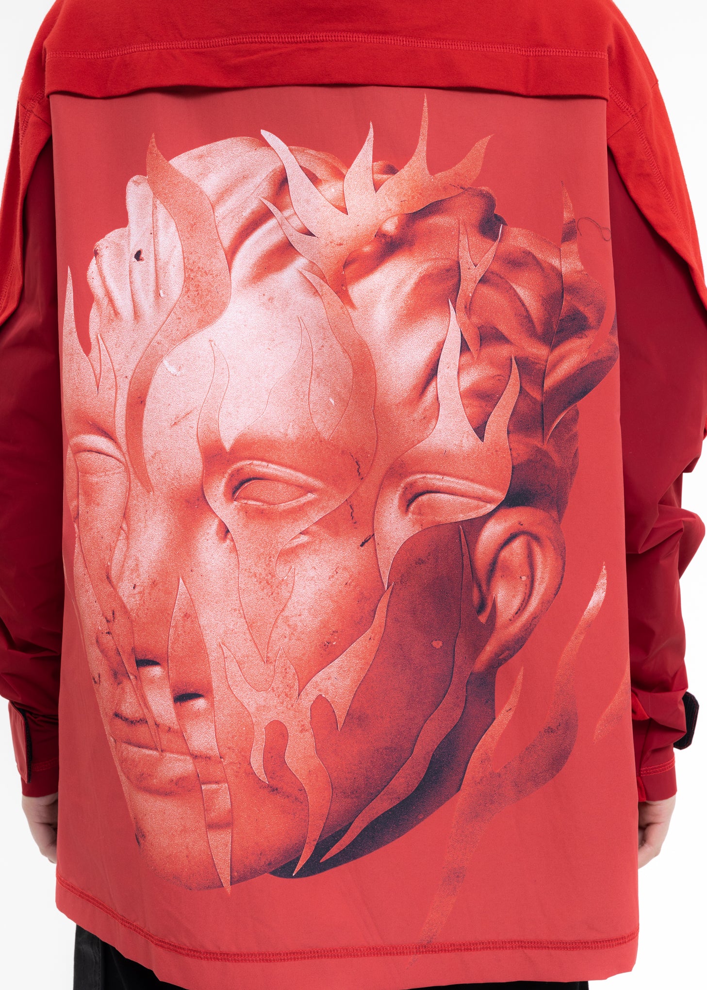 Red Cut Out Sweater - Image 5