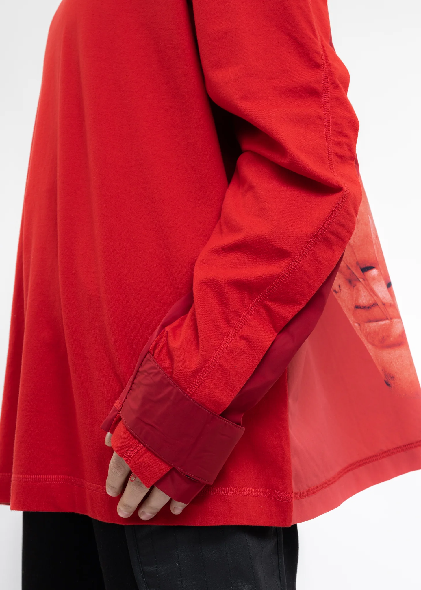 Red Cut Out Sweater - Image 7