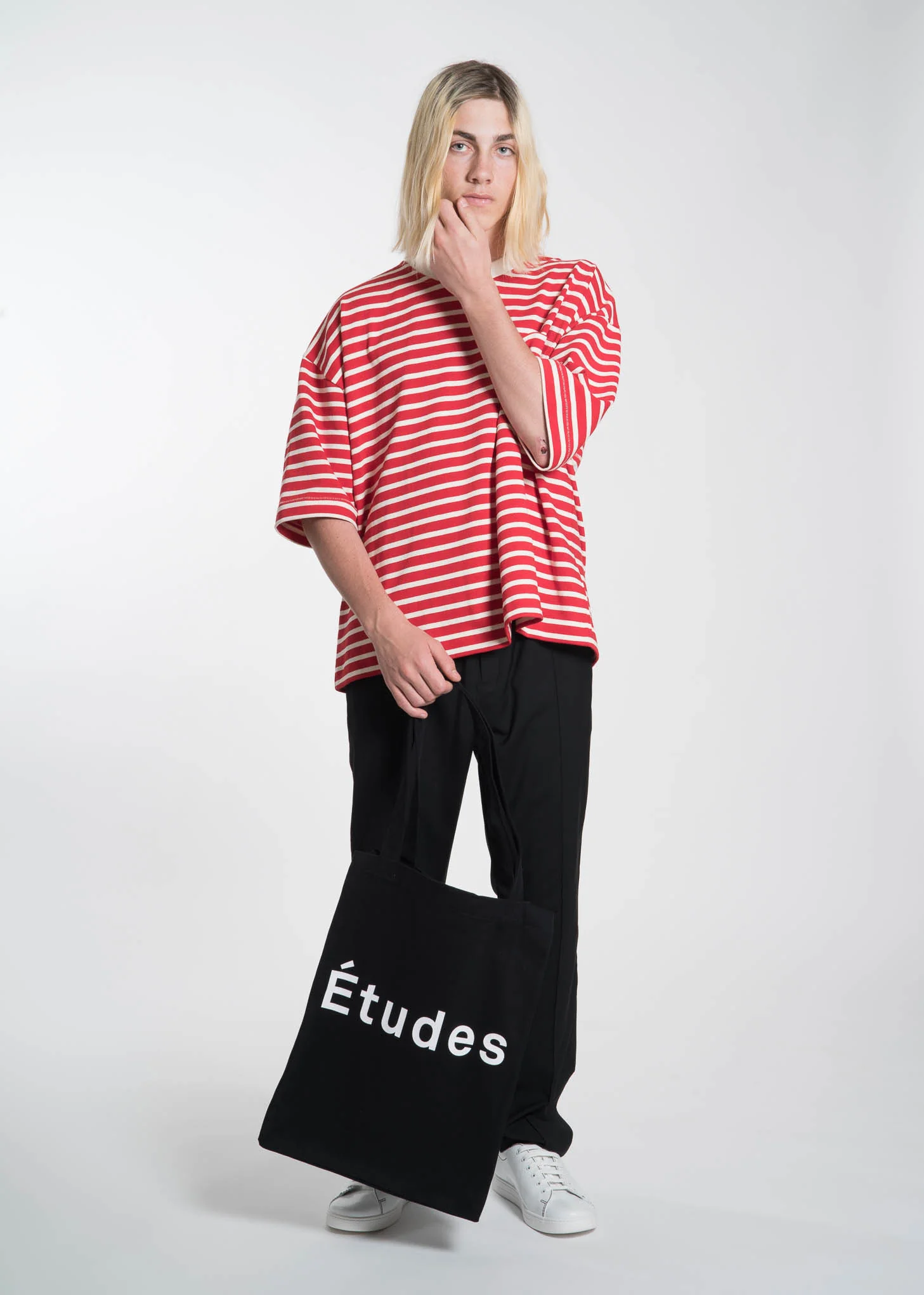 Red Desert Striped T-Shirt - Image 6