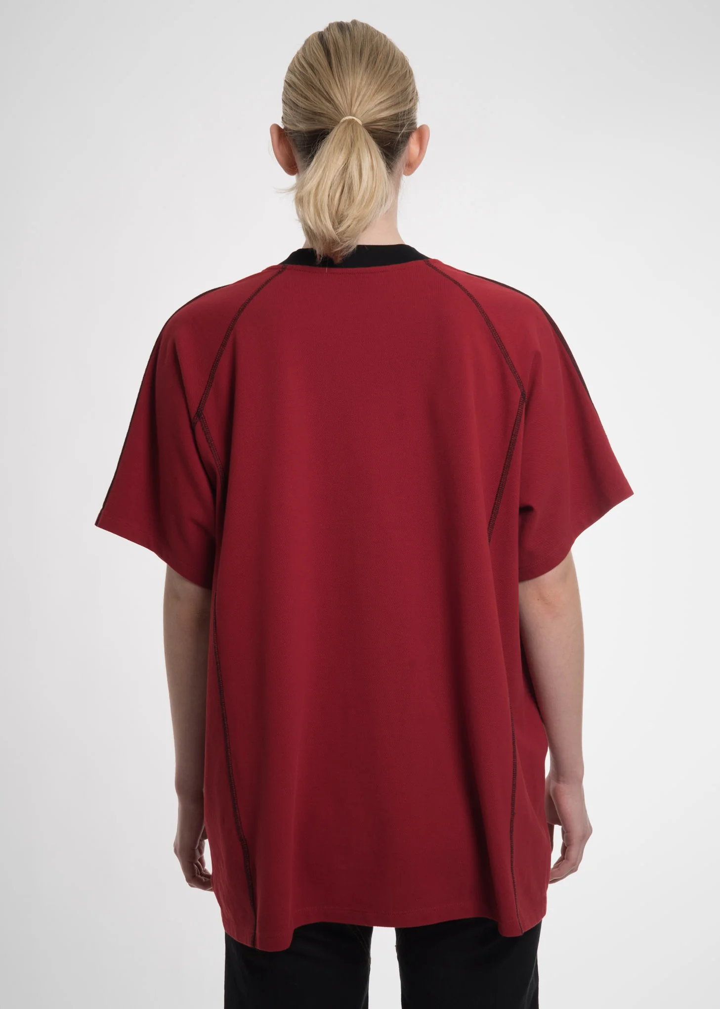 Red Double Layer T-Shirt - Image 3