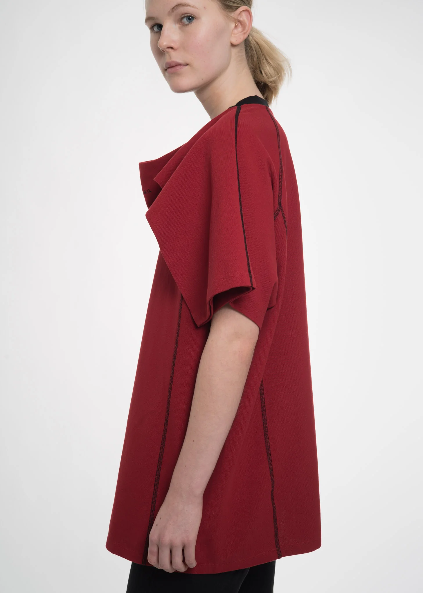 Red Double Layer T-Shirt - Image 5