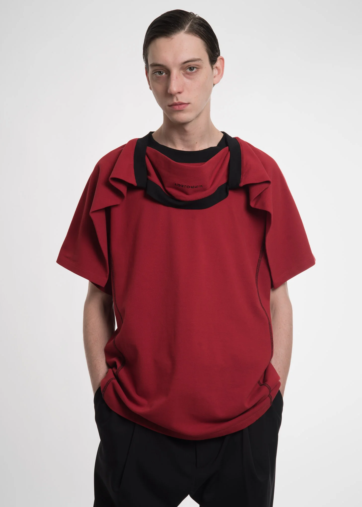 Red Double Layer T-Shirt
