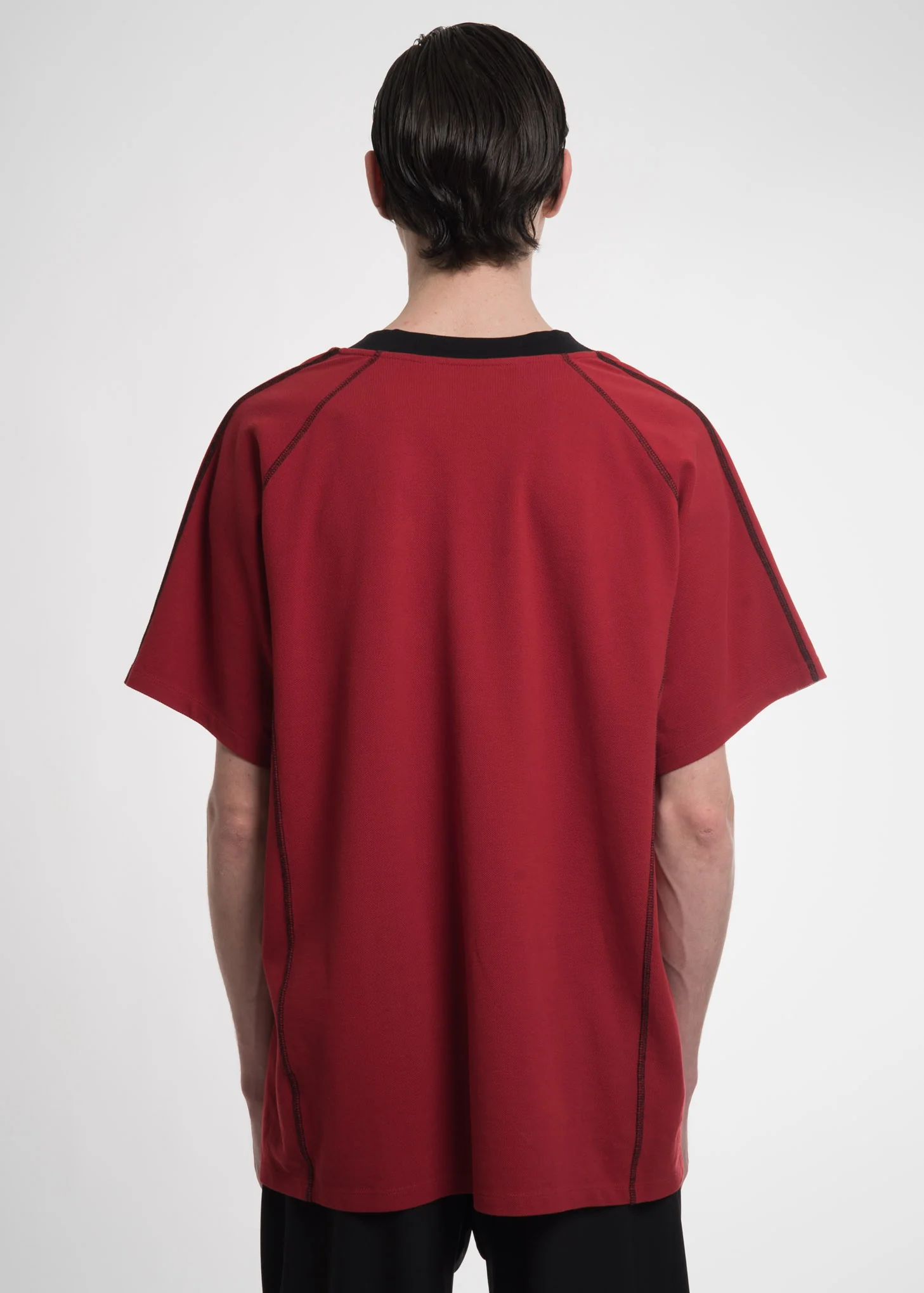 Red Double Layer T-Shirt - Image 5