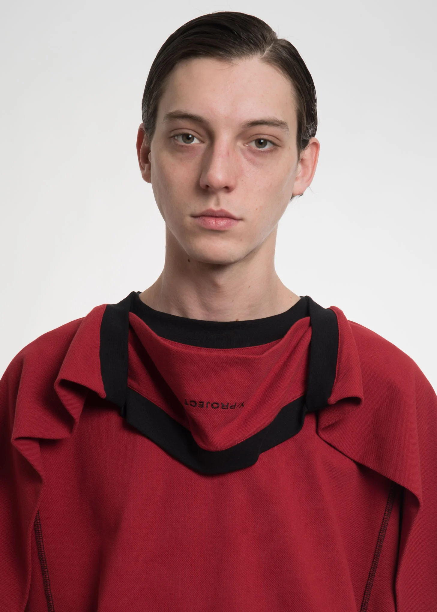 Red Double Layer T-Shirt - Image 6