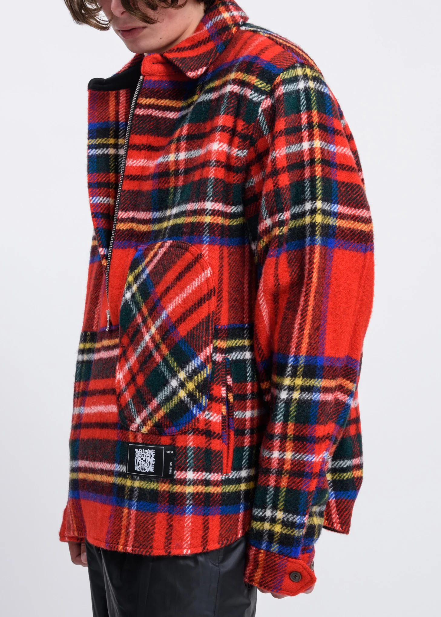 Red English Check Anorak - Image 2