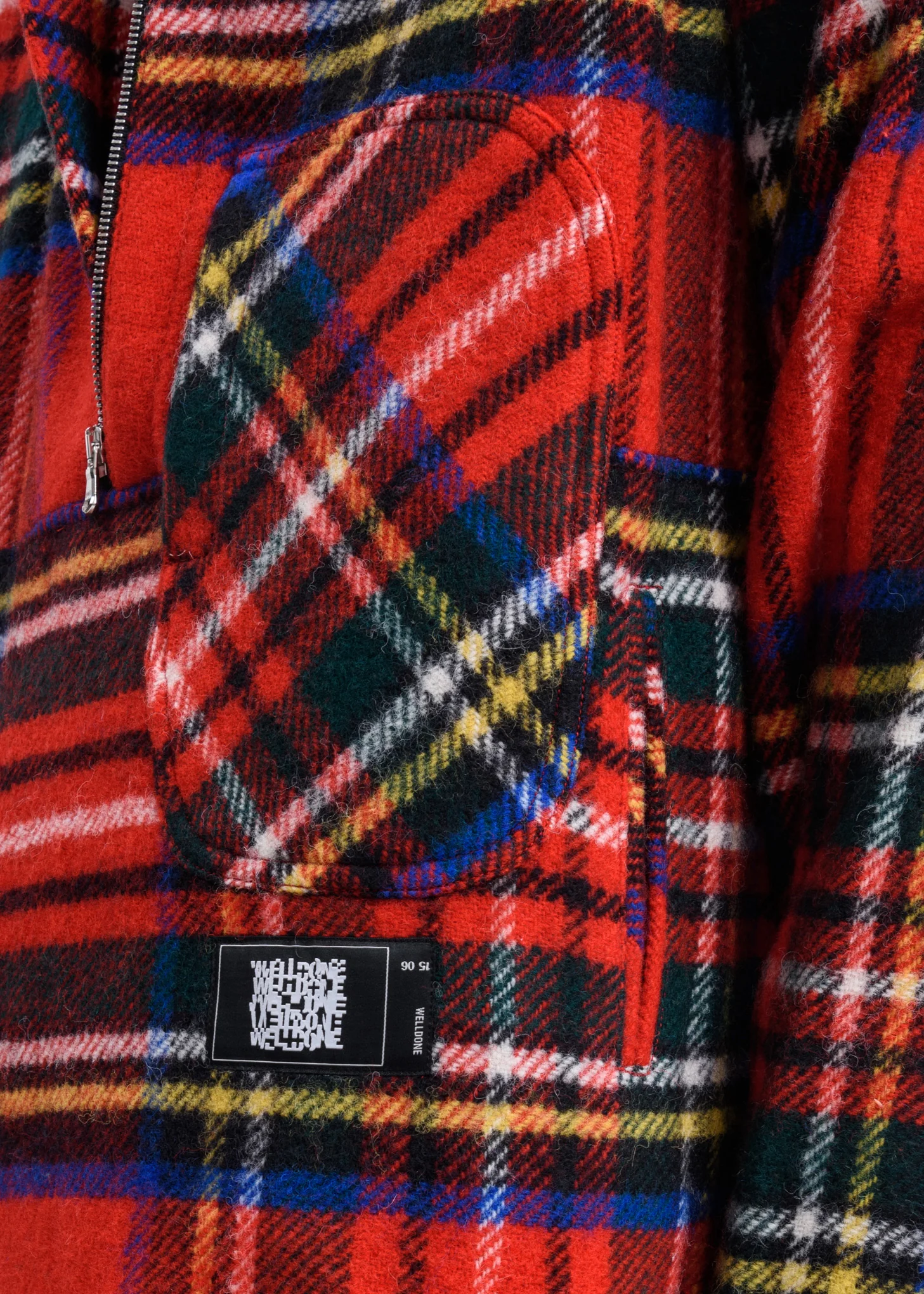 Red English Check Anorak - Image 4