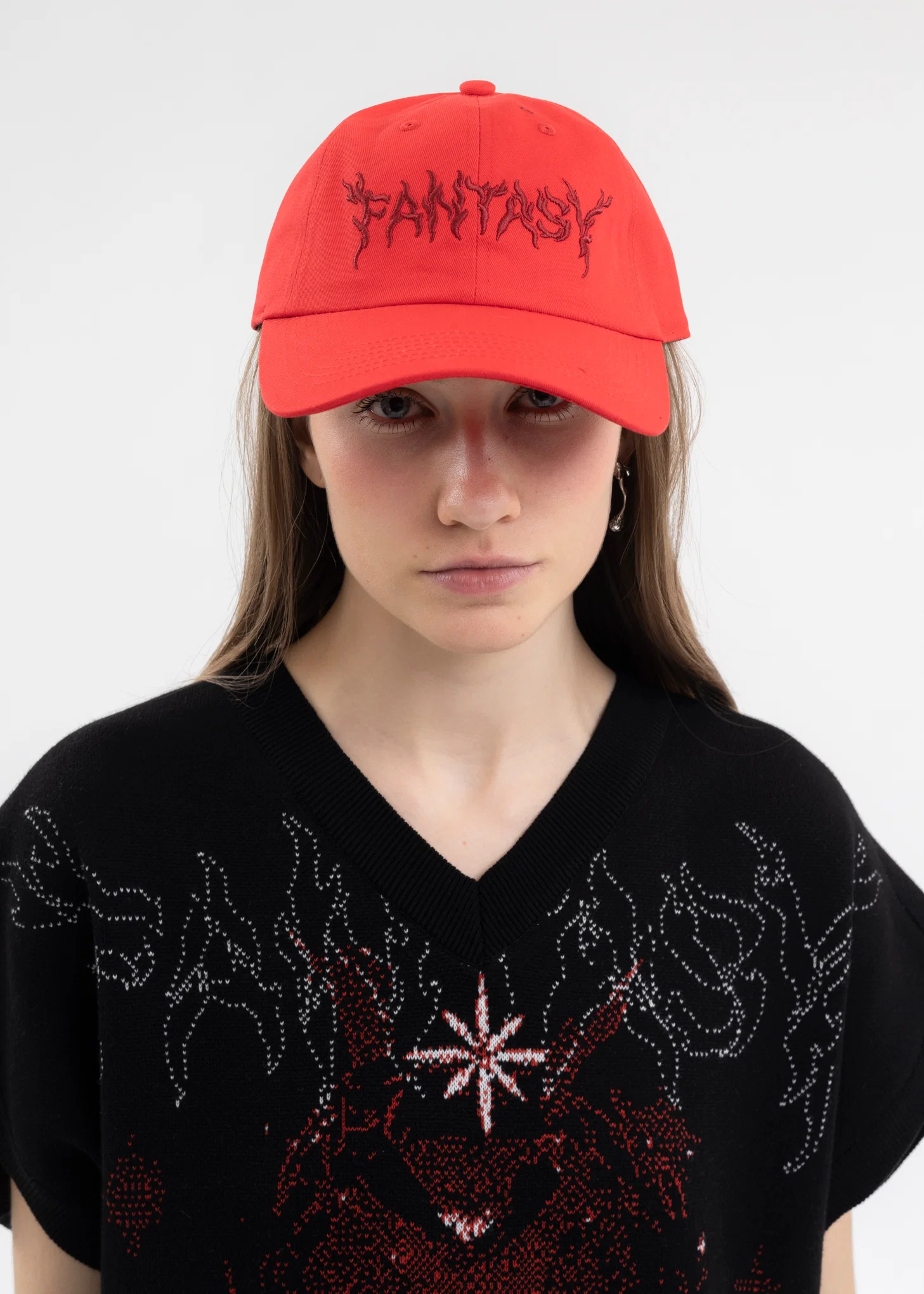RED FANTASY CAP - Image 3