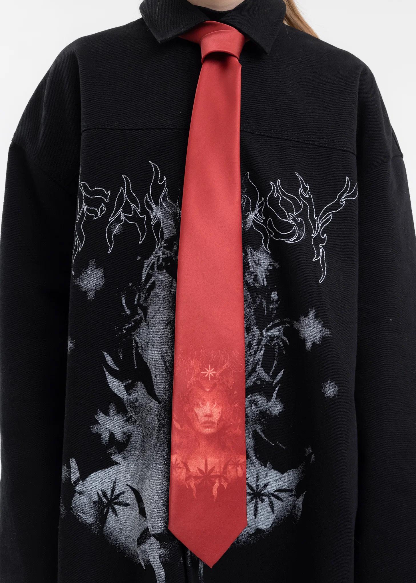 RED FANTASY GIRL TIE - Image 2
