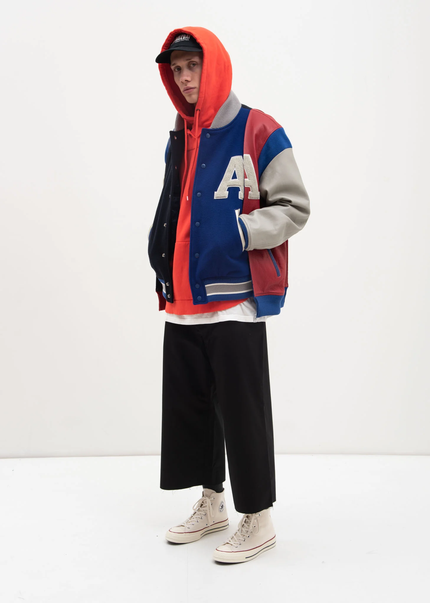 Red Fraying Hoodie - Image 5