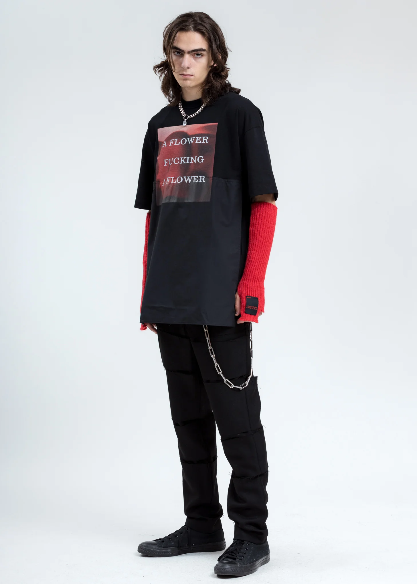 Red Half-Hand Gloves - Image 5