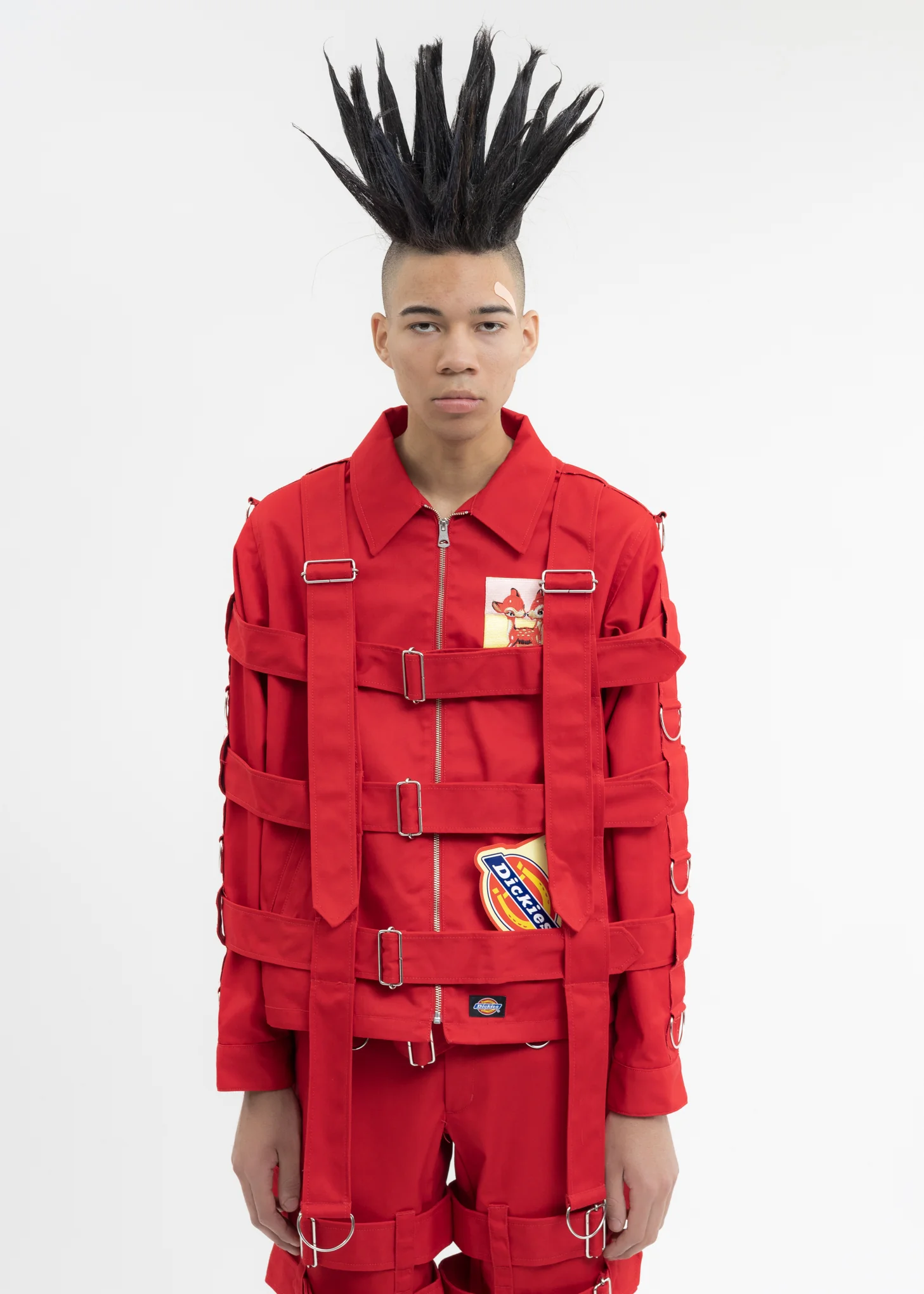 Red KIDILL × Dickies Chaos Bondage Jacket
