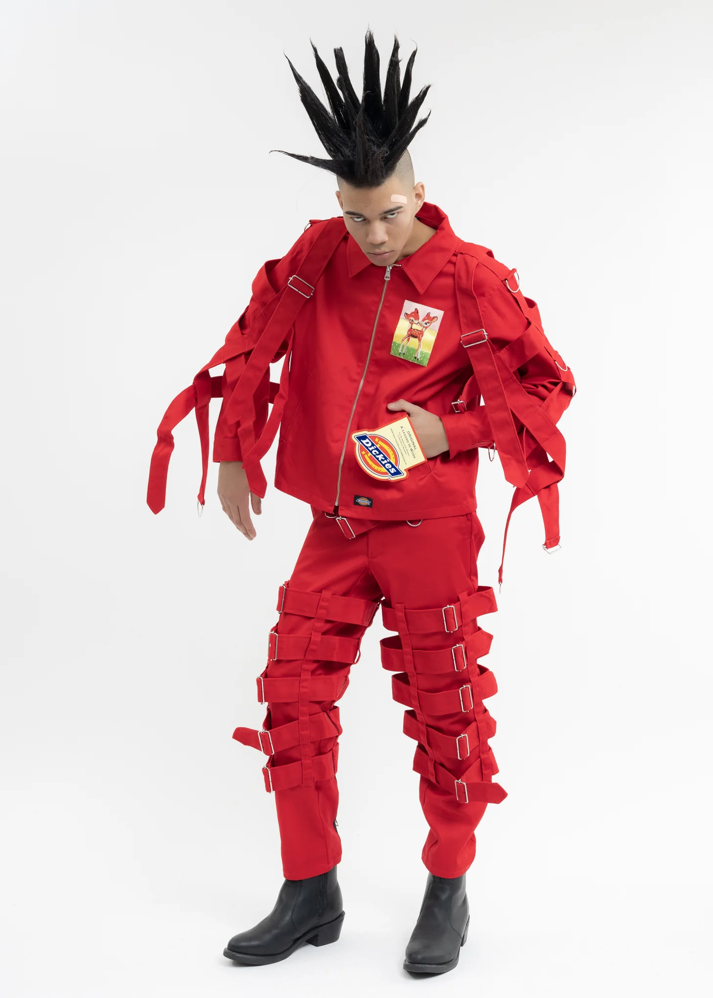 Red KIDILL × Dickies Chaos Bondage Jacket - Image 10