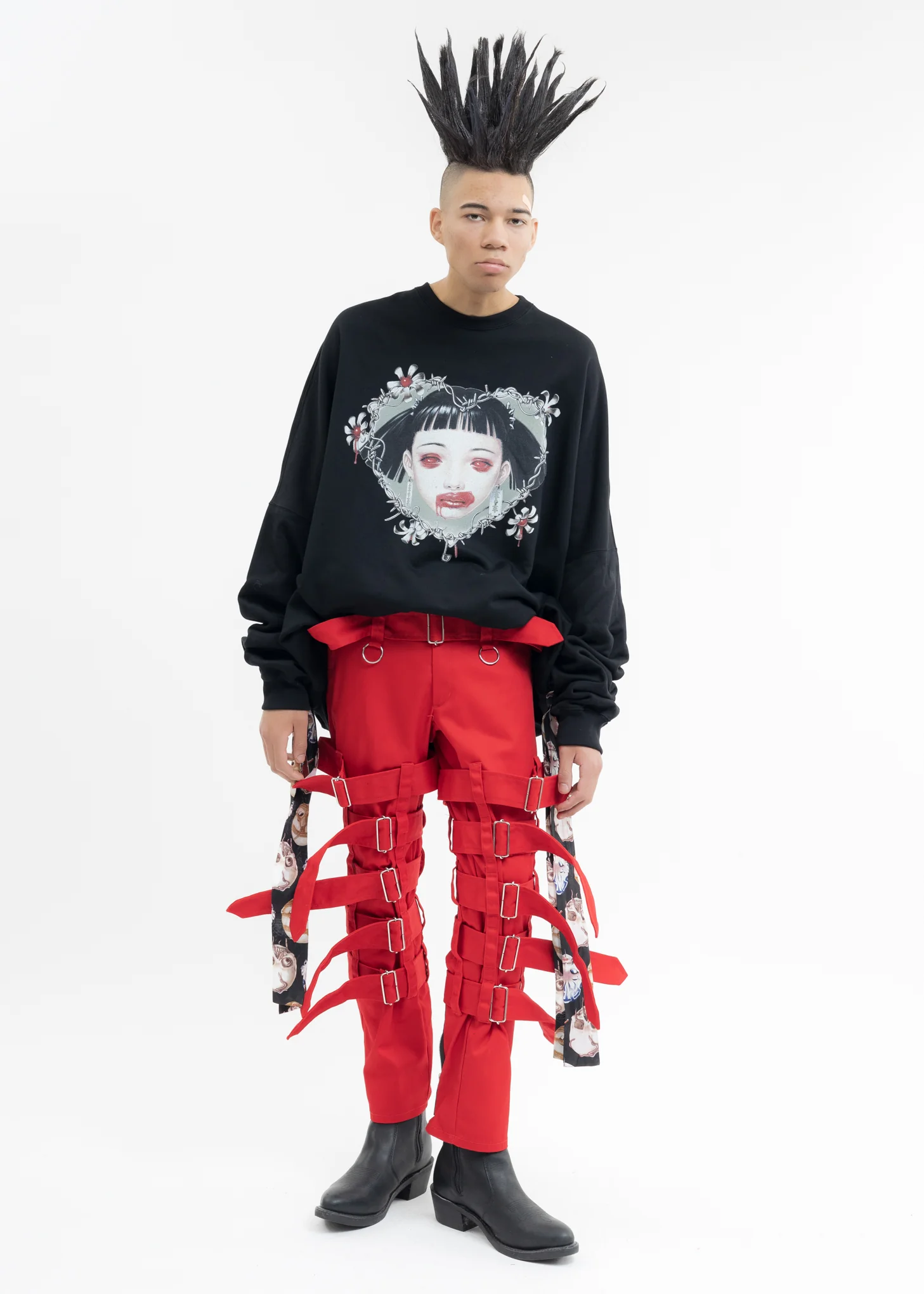 Red KIDILL × Dickies Chaos Bondage Jacket - Image 11