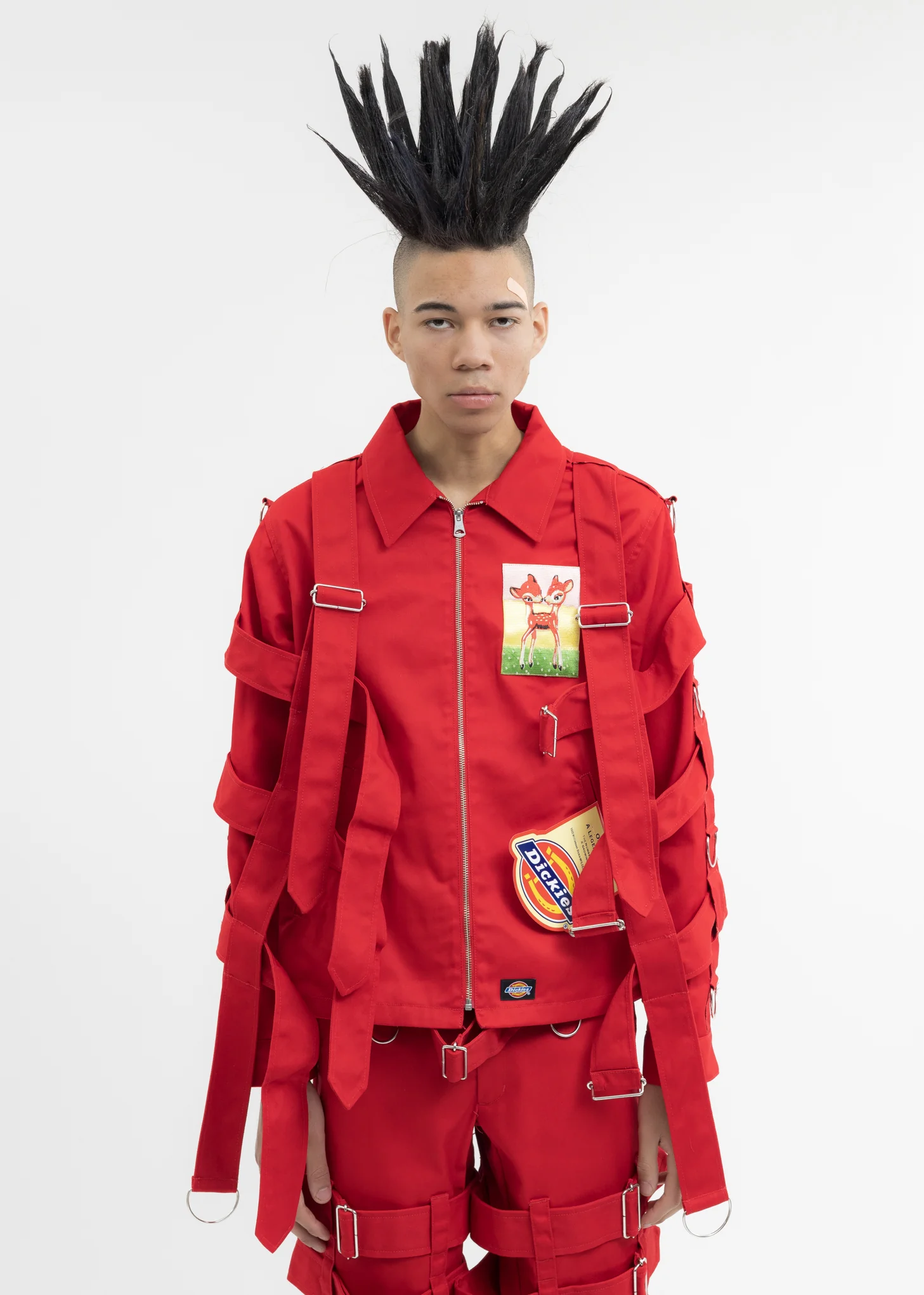 Red KIDILL × Dickies Chaos Bondage Jacket - Image 3