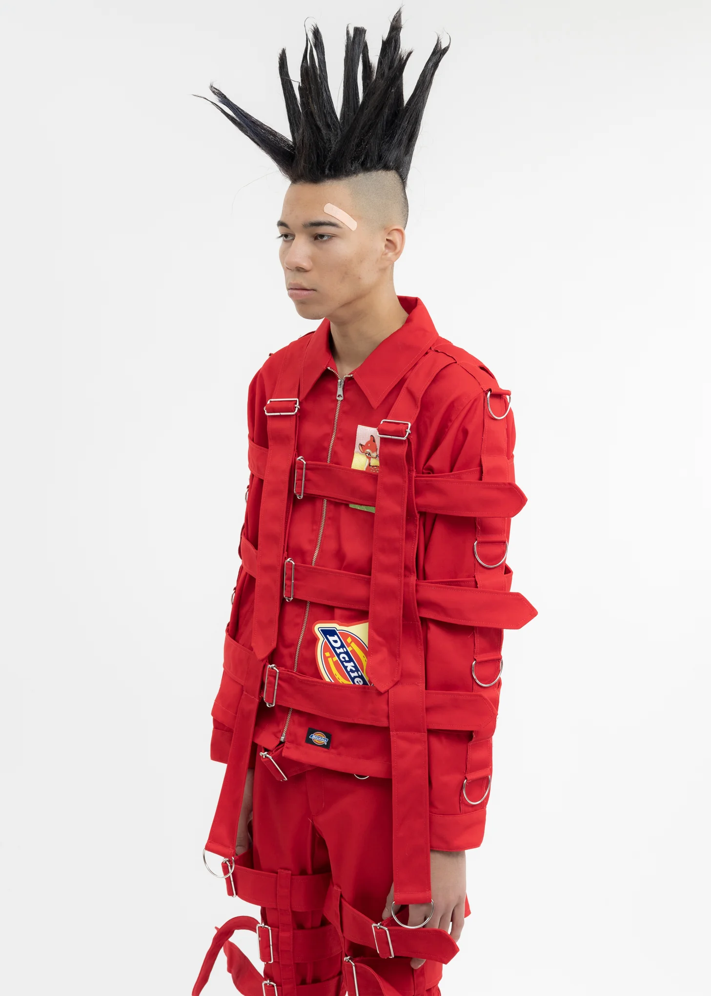 Red KIDILL × Dickies Chaos Bondage Jacket - Image 4