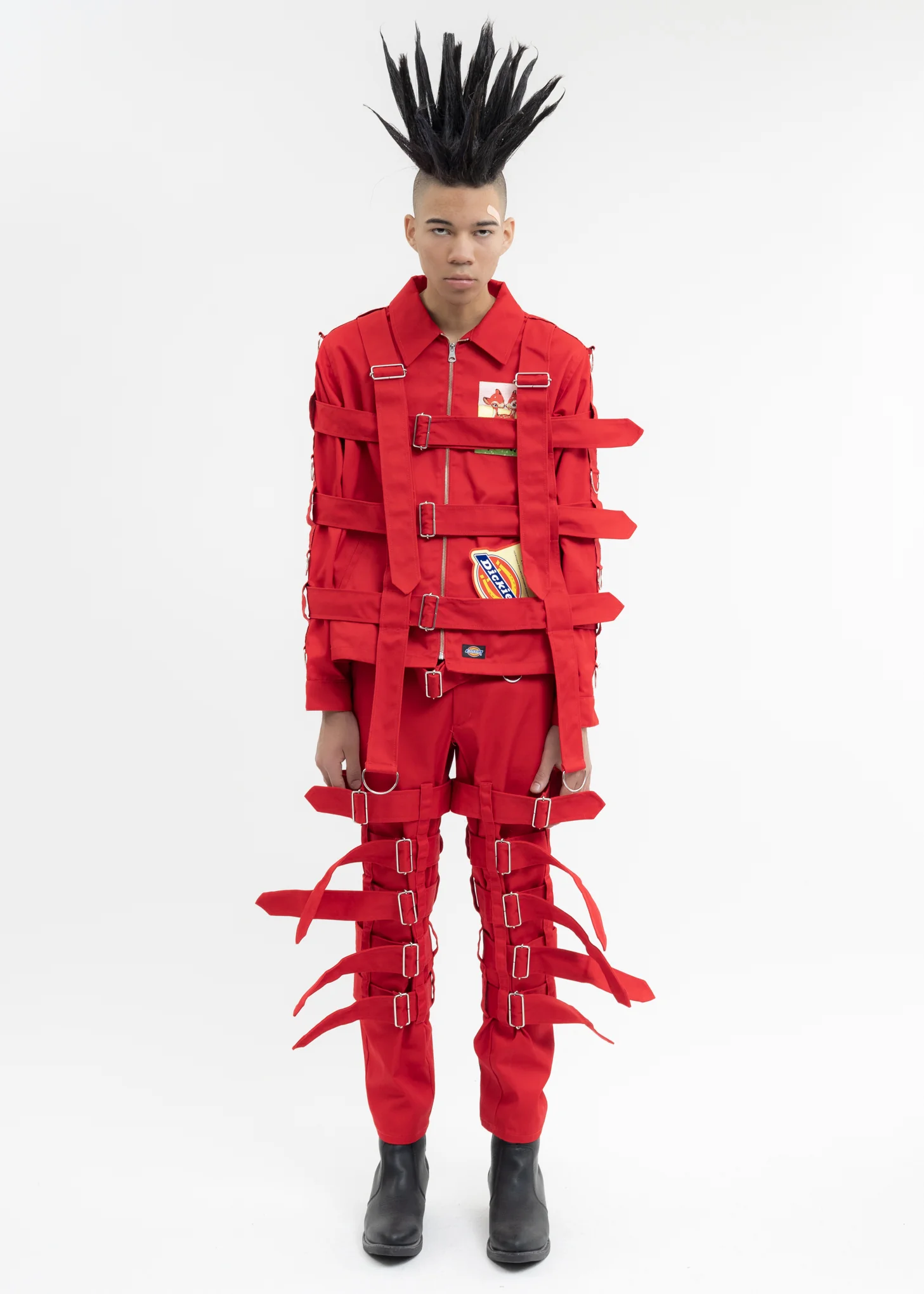 Red KIDILL × Dickies Chaos Bondage Jacket - Image 6