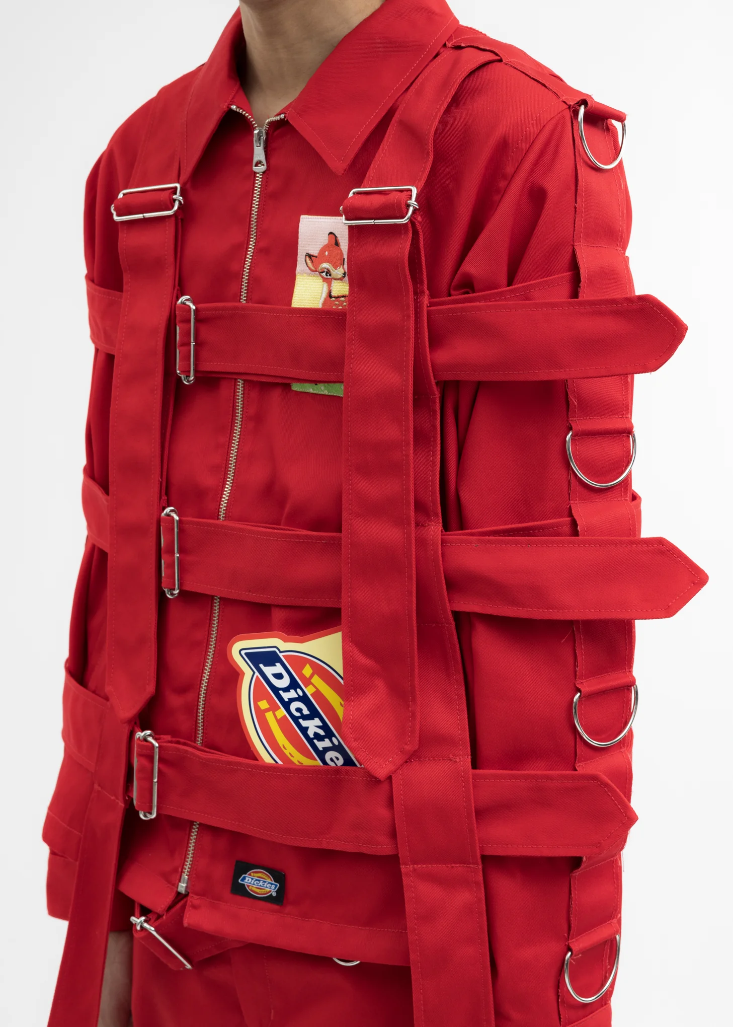 Red KIDILL × Dickies Chaos Bondage Jacket - Image 7