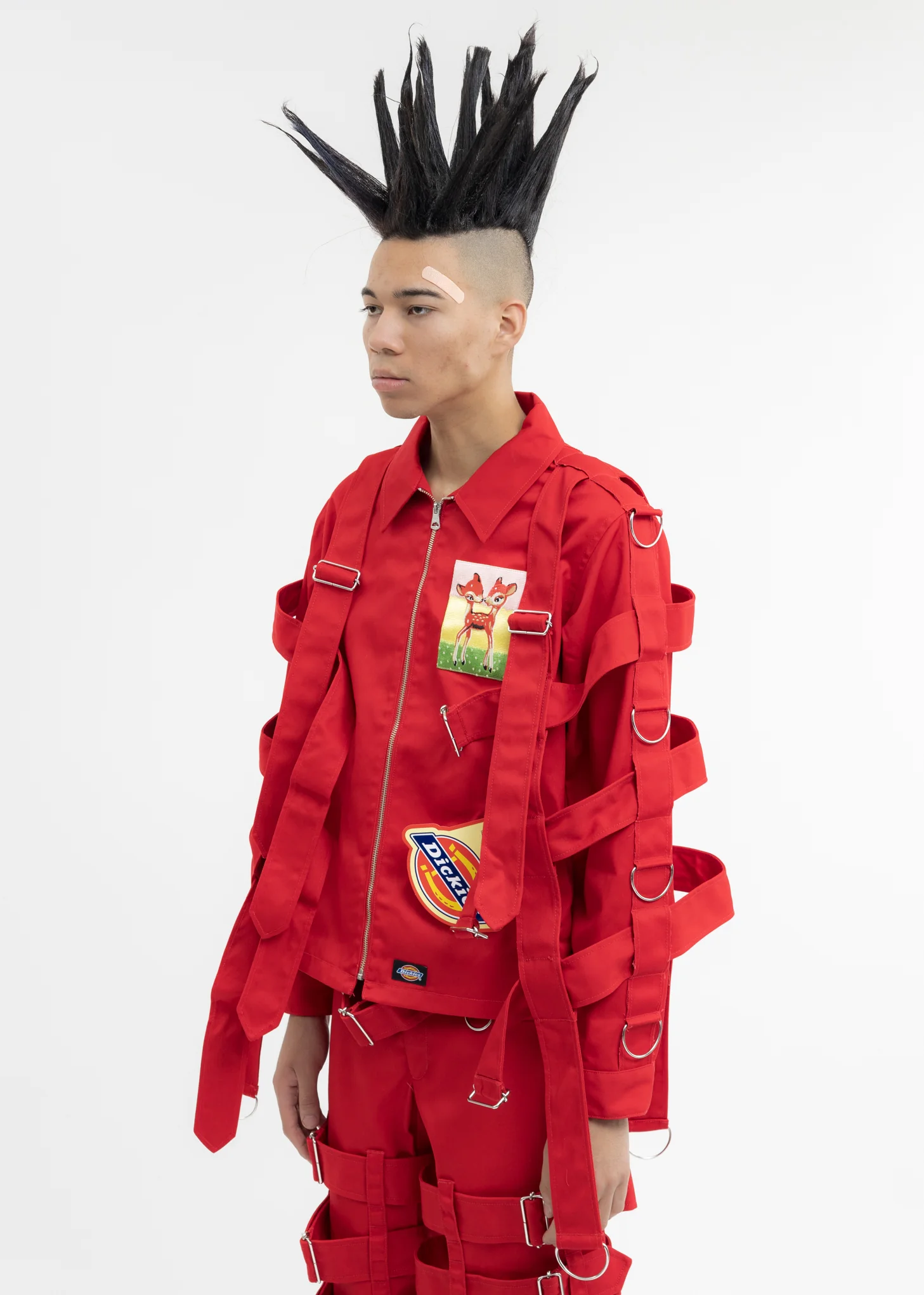 Red KIDILL × Dickies Chaos Bondage Jacket - Image 9