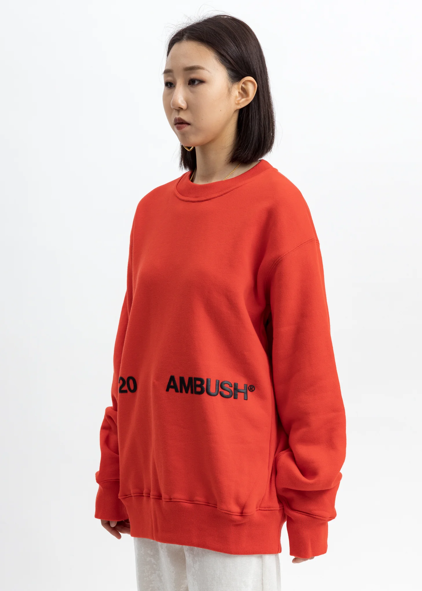 Red Logo Crewneck Sweater - Image 3