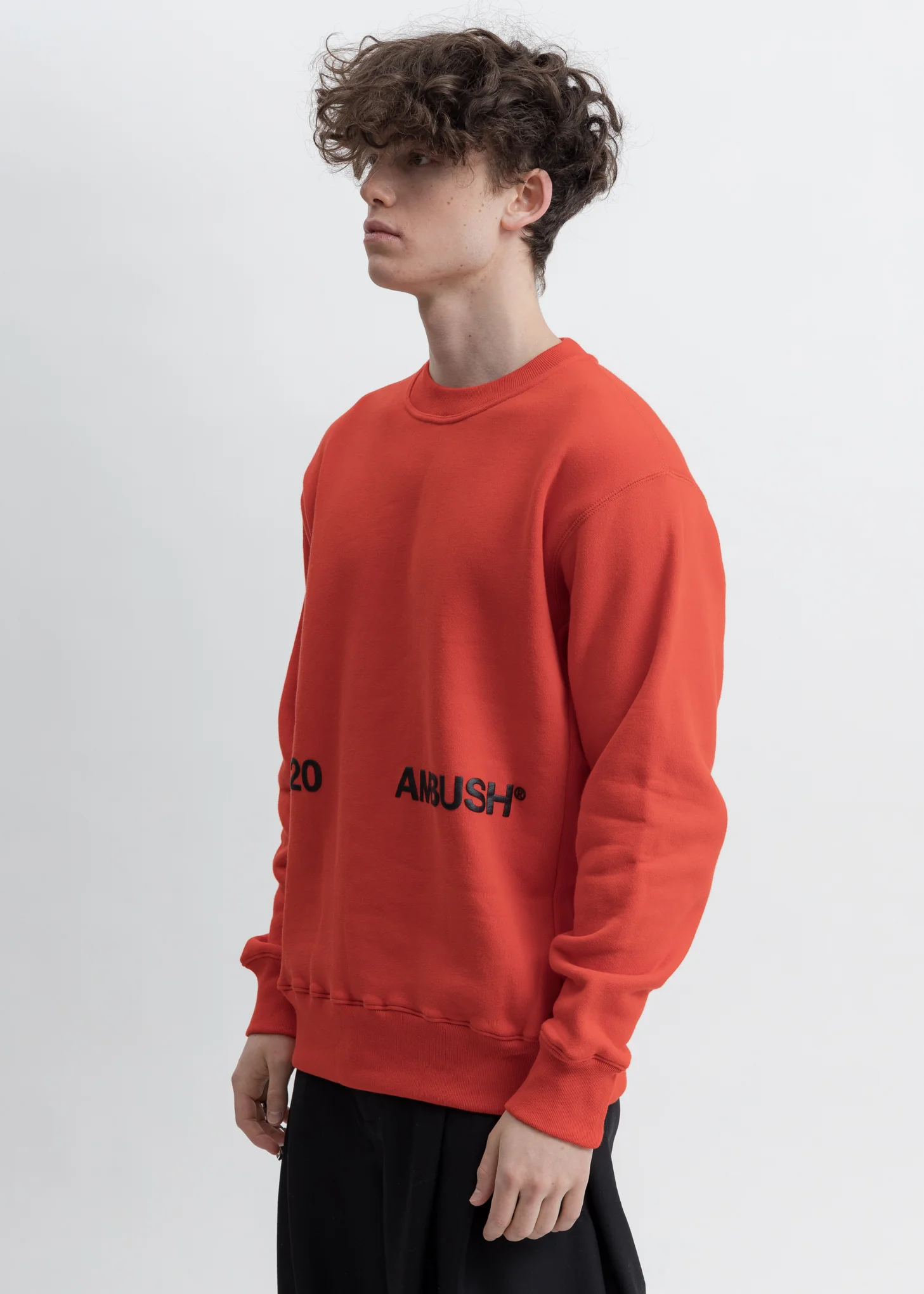 Red Logo Crewneck Sweater - Image 3