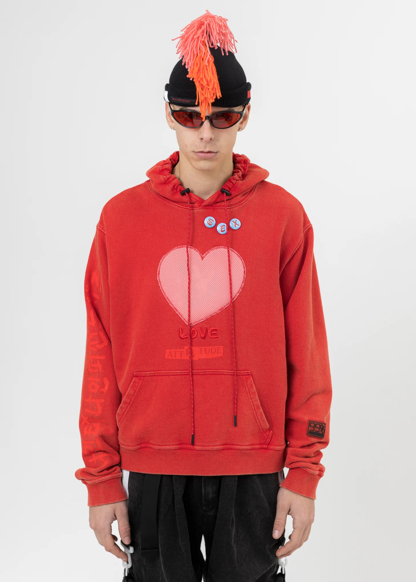 Red LOVE SEX Hoodie