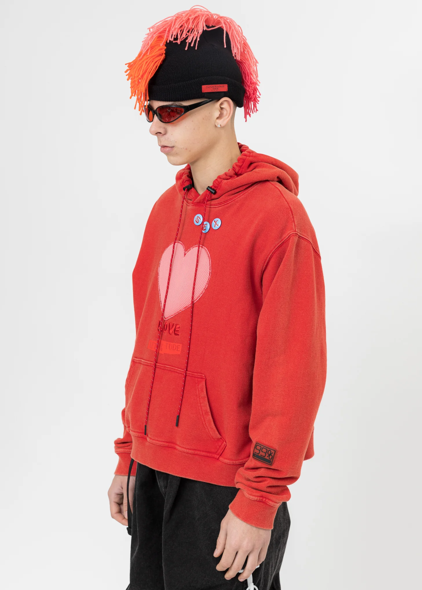 Red LOVE SEX Hoodie - Image 4