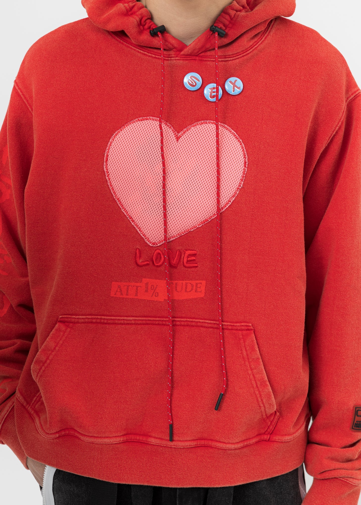 Red LOVE SEX Hoodie - Image 6