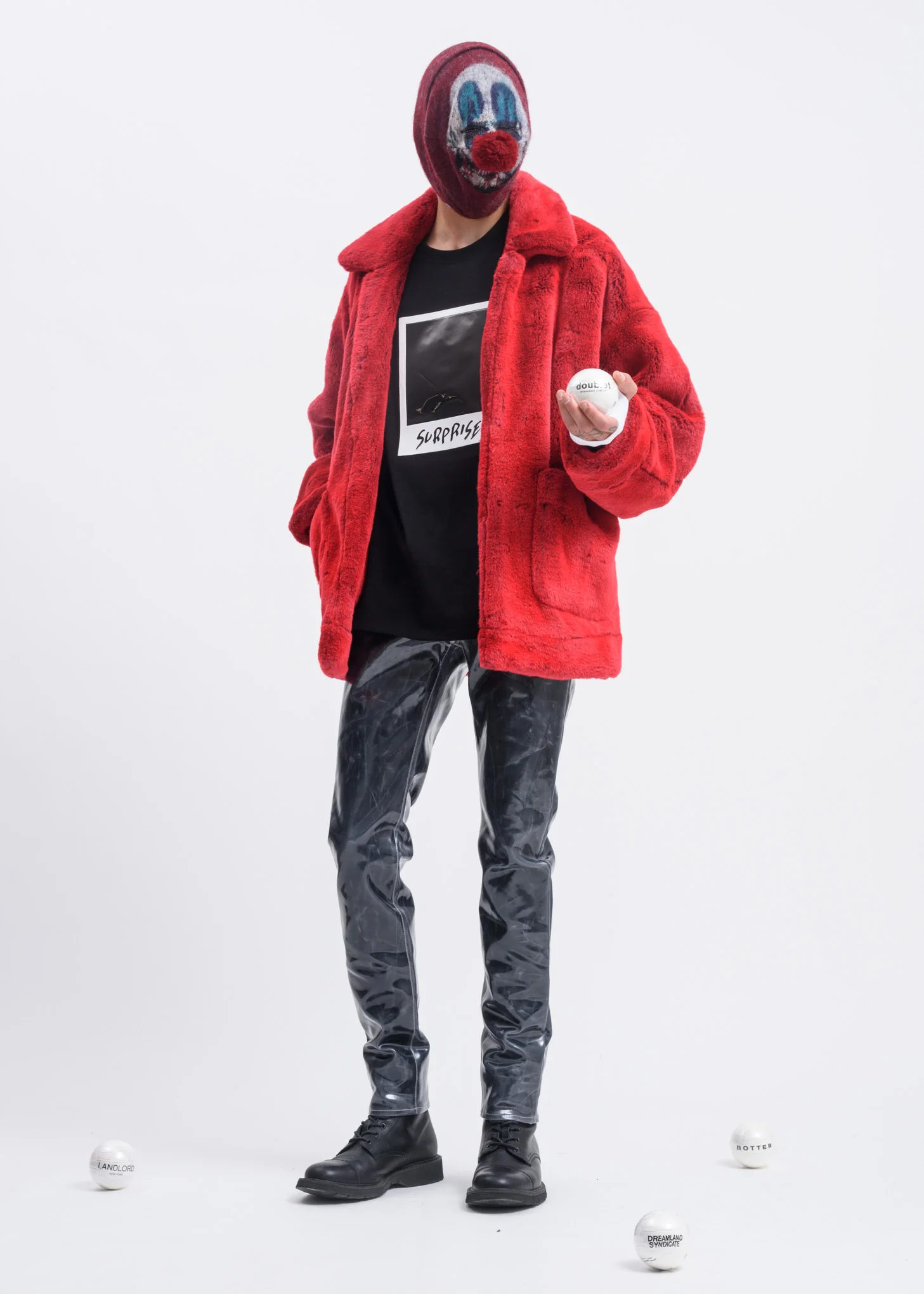 Red Mask Knit Cap - Image 4