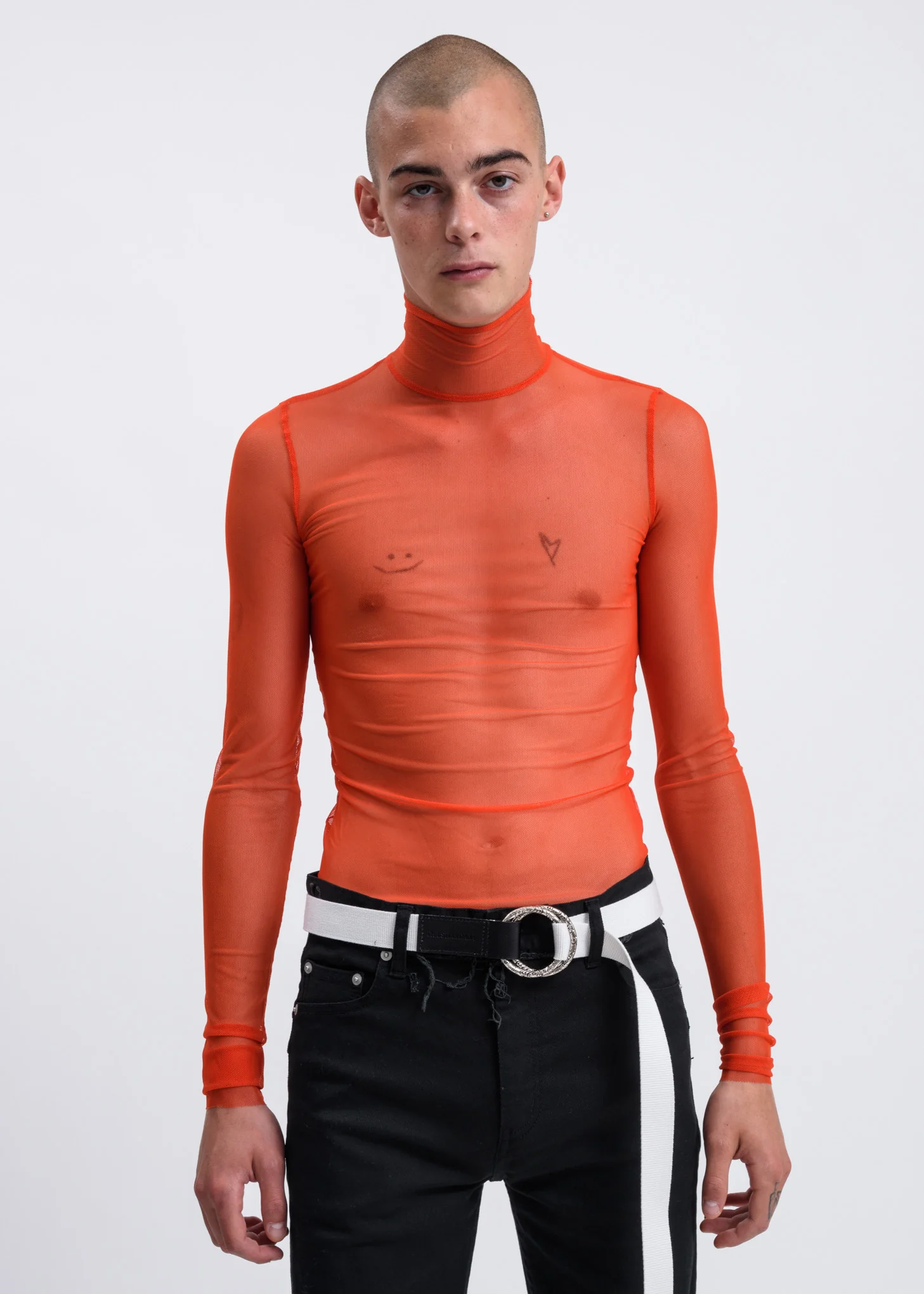 Red Mesh Top - Image 2