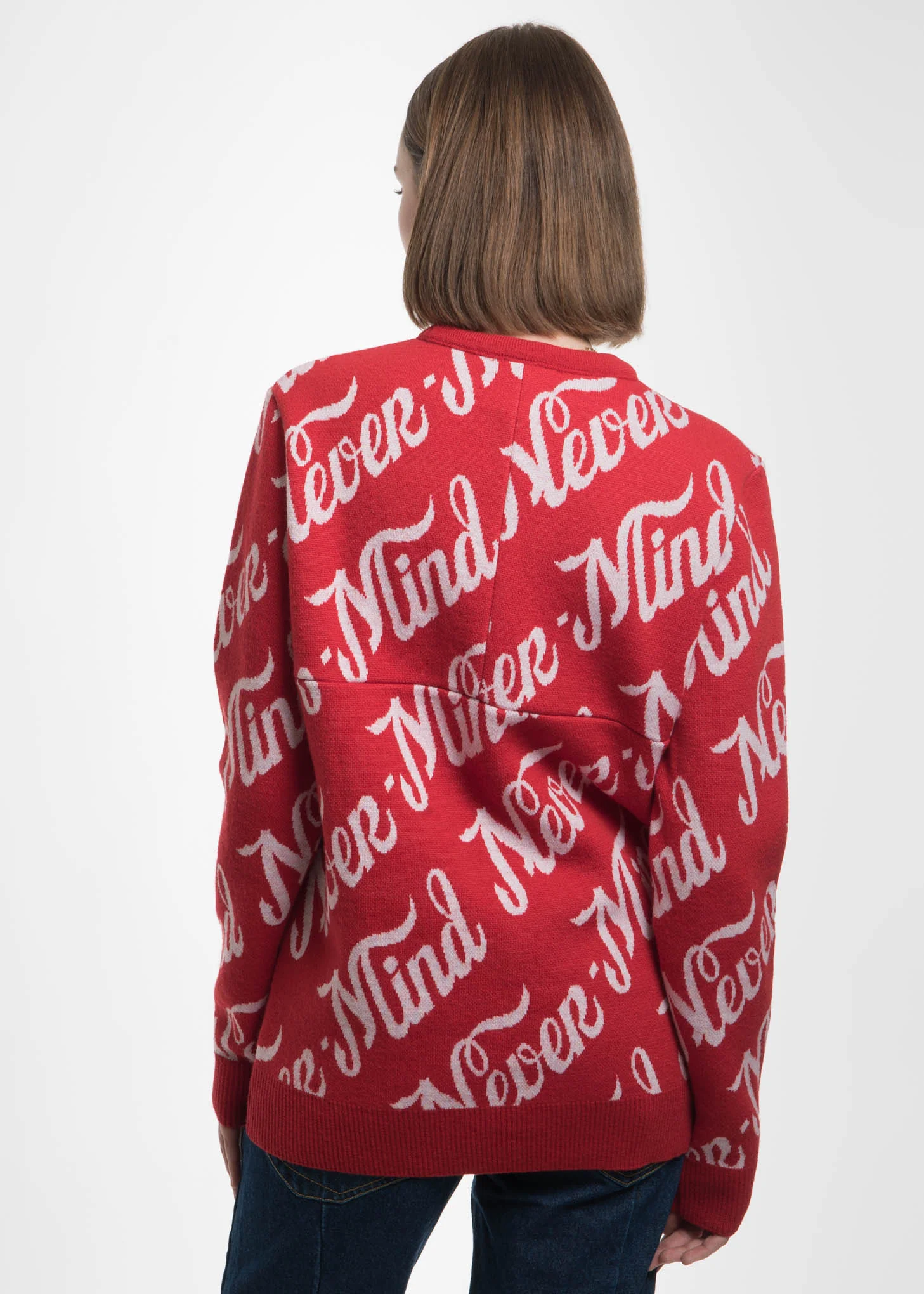 Red Mike Nevermind Knit Sweater - Image 2