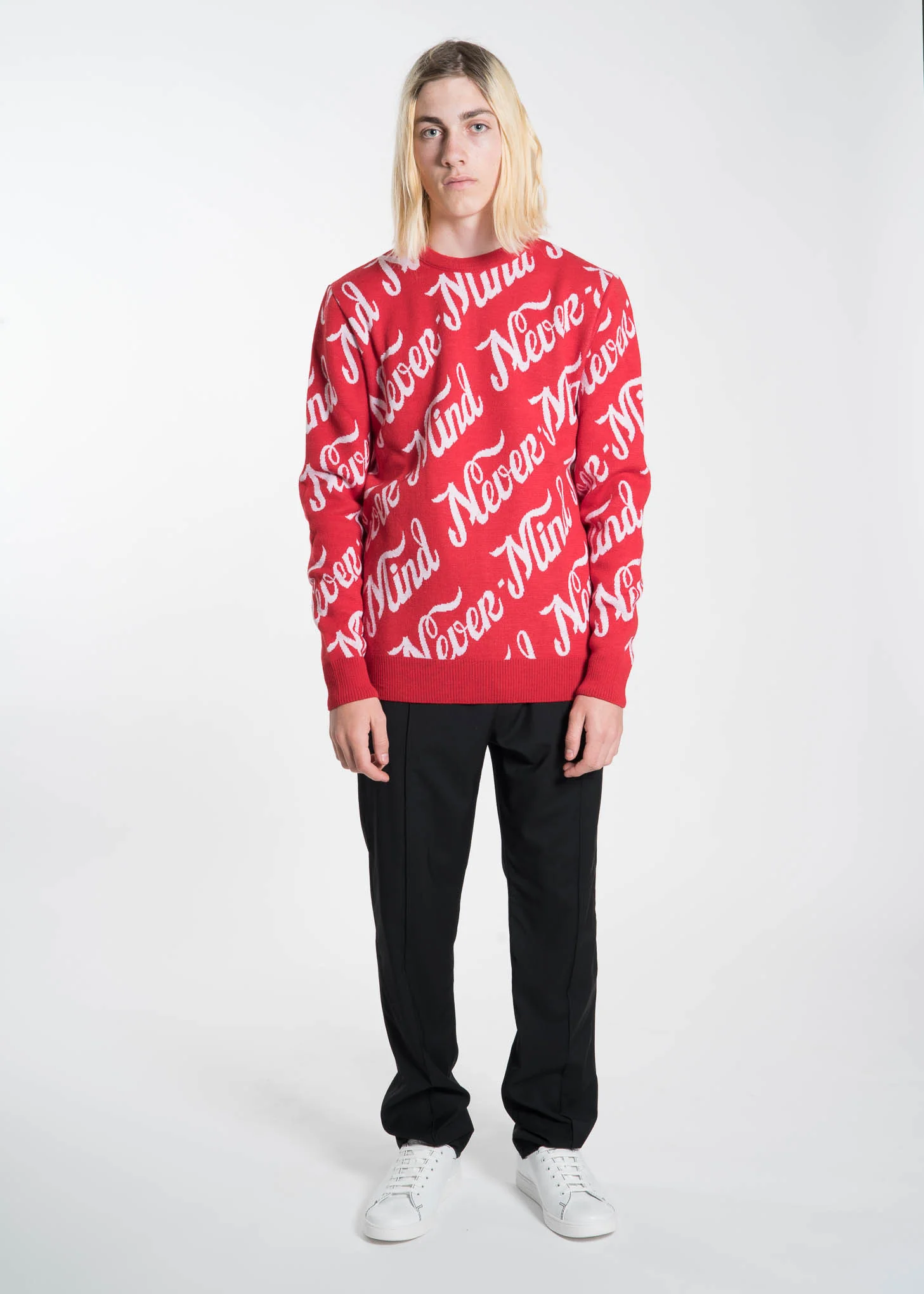 Red Mike Nevermind Knit Sweater - Image 6