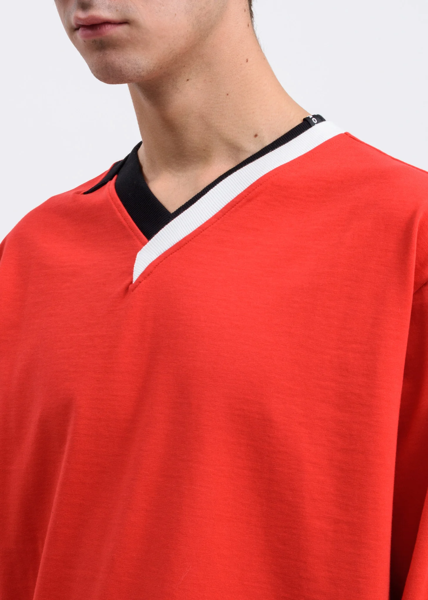 Red Multi-Collar T-Shirt - Image 3