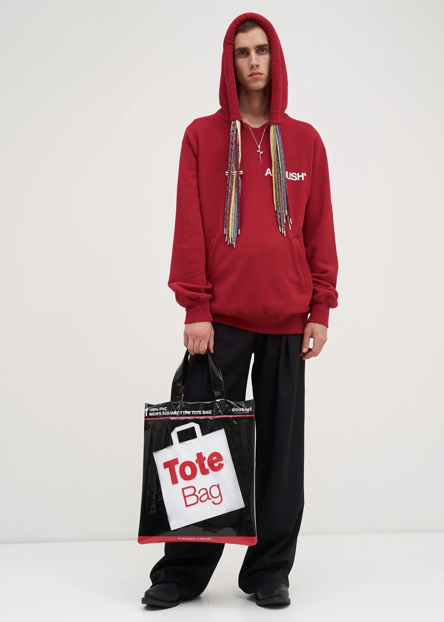 Red Multi Cord Hoodie - Image 2