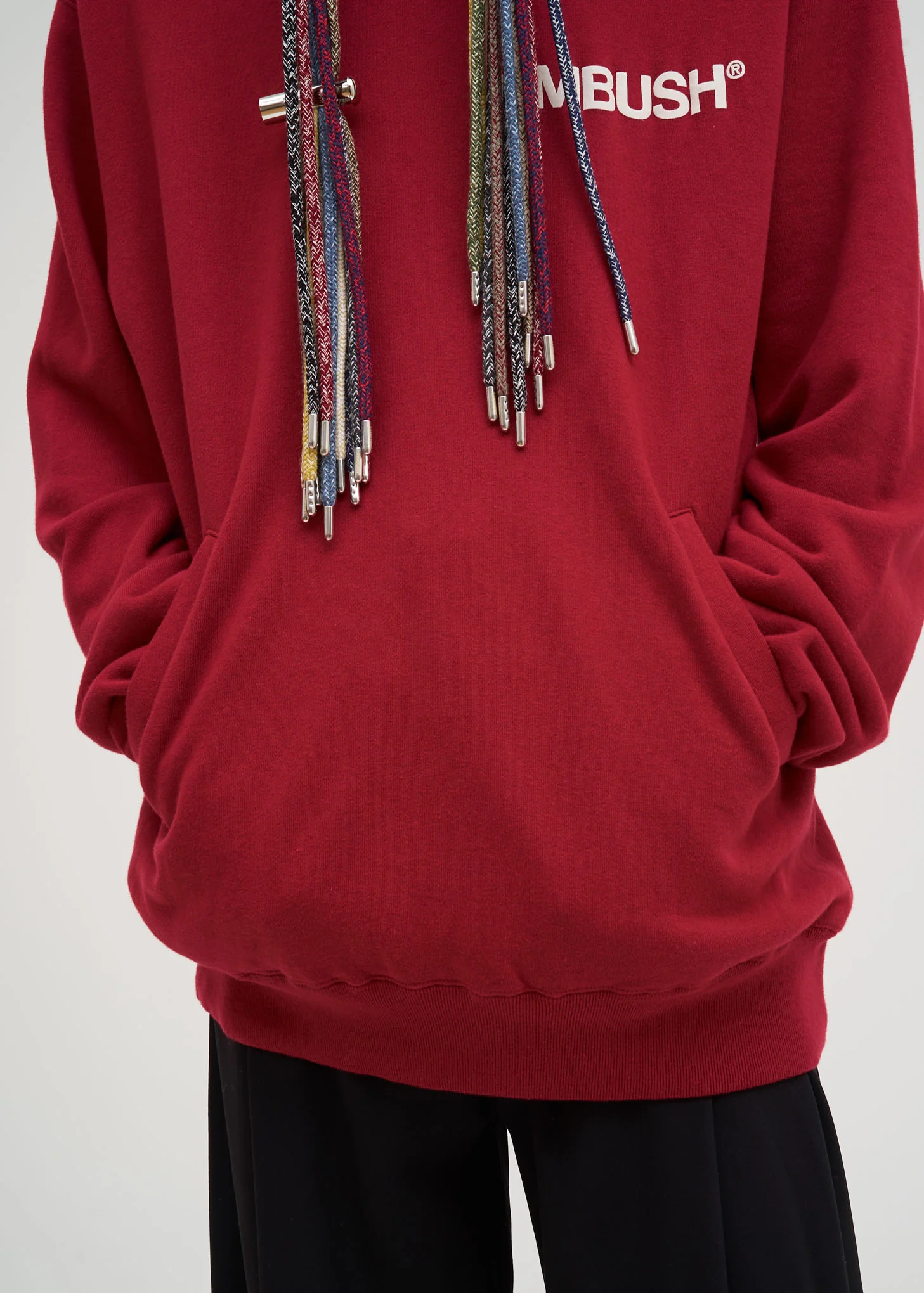 Red Multi Cord Hoodie - Image 6