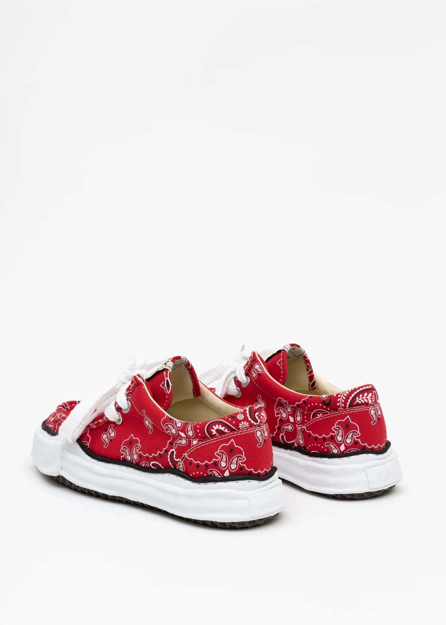 Red Original Sole Bandana Moccasin Sneaker - Image 2