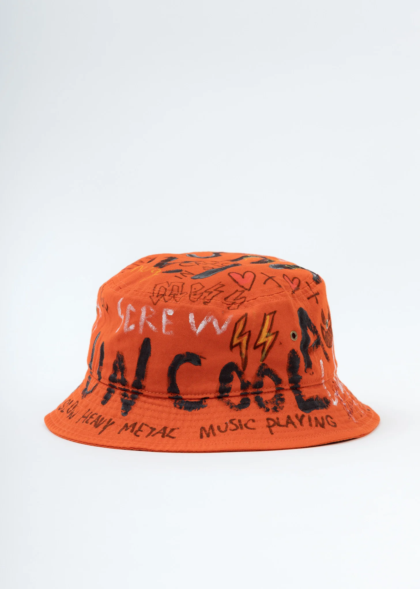 Red Paint Bucket Hat - Image 3