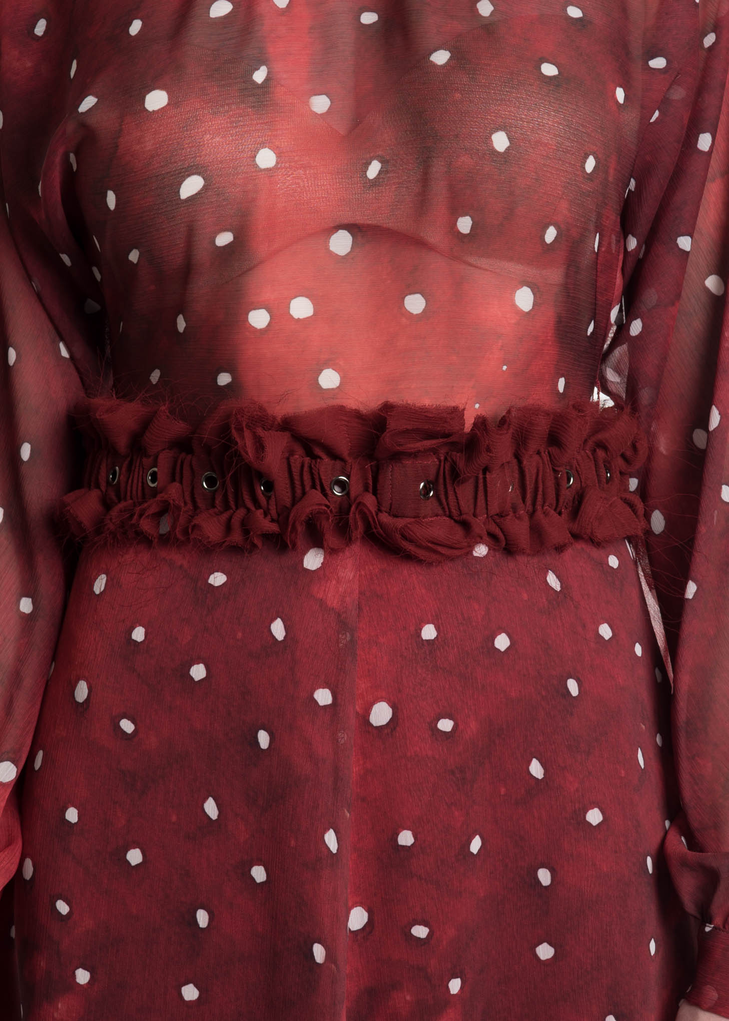 Red Polka Dot Dress - Image 6
