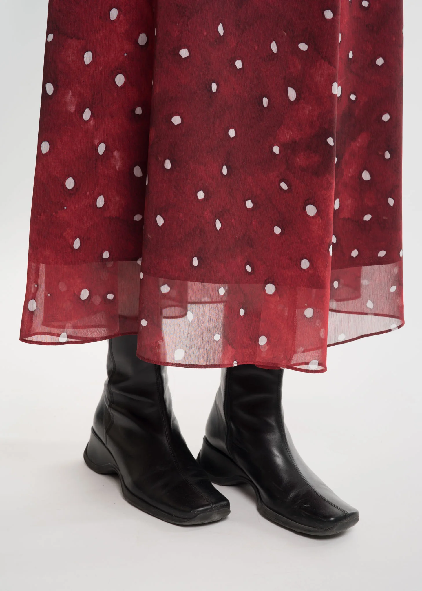 Red Polka Dot Dress - Image 7