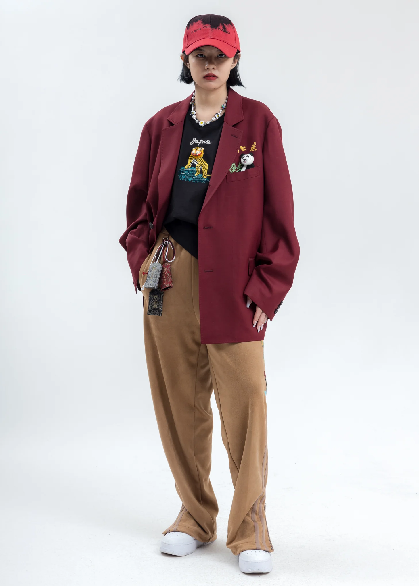 Red Puppet Animal Embroidery Jacket - Image 6