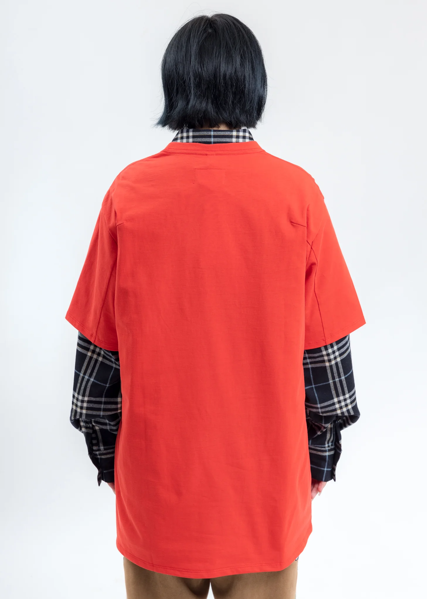 Red Puppet Animal Embroidery T-Shirt - Image 4
