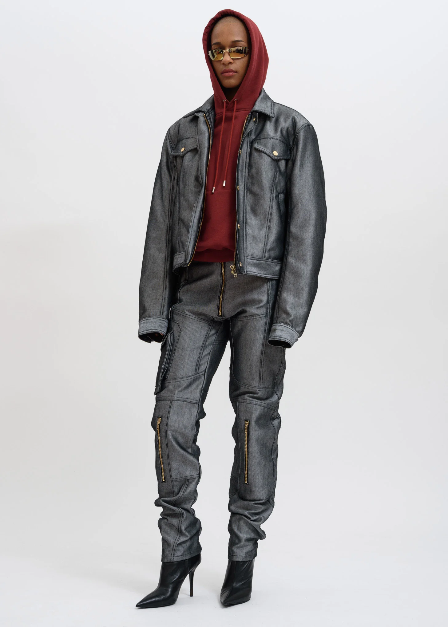 Red Renwhar Hoodie w/ Patches - Image 5