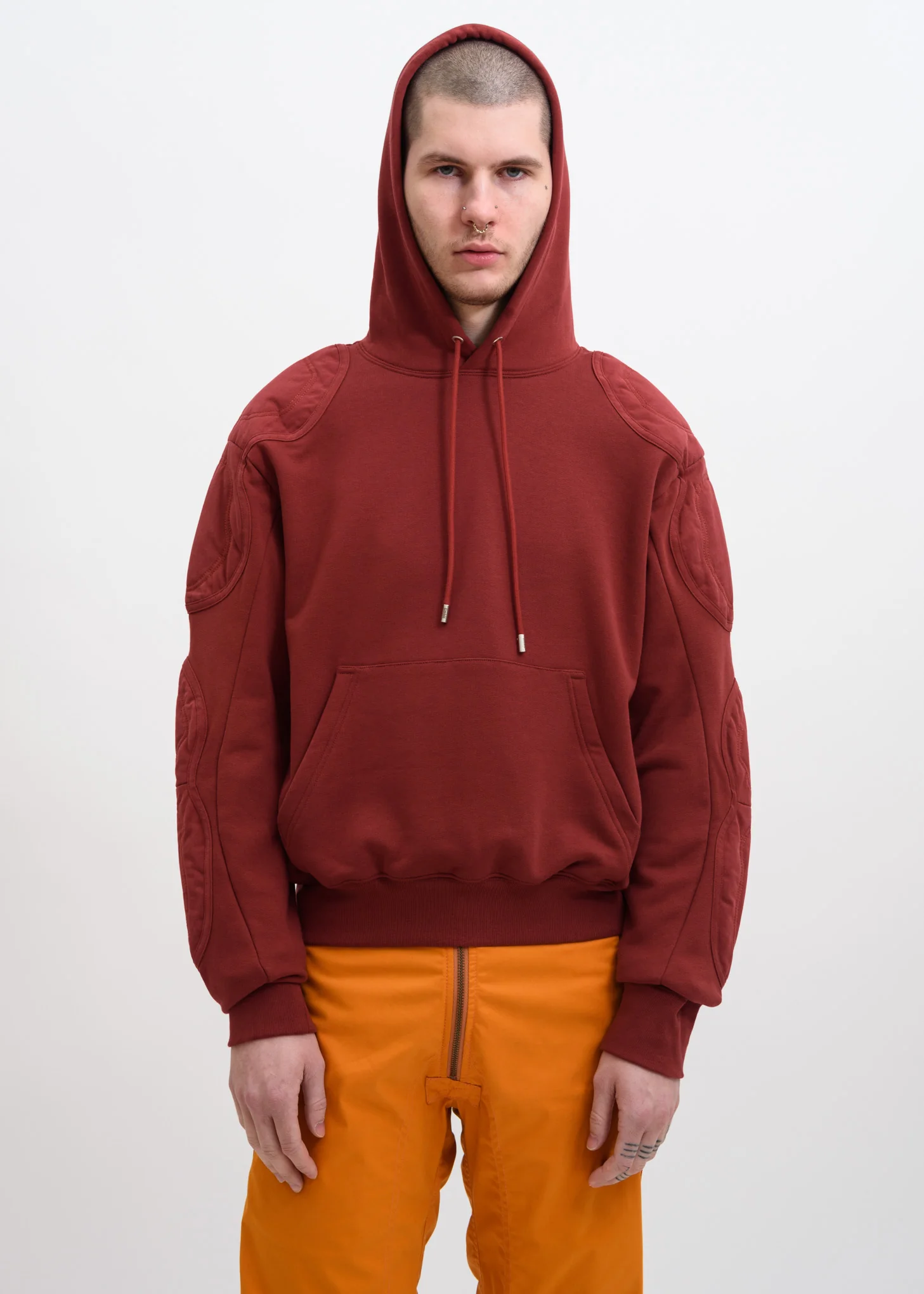 Red Renwhar Hoodie w/ Patches